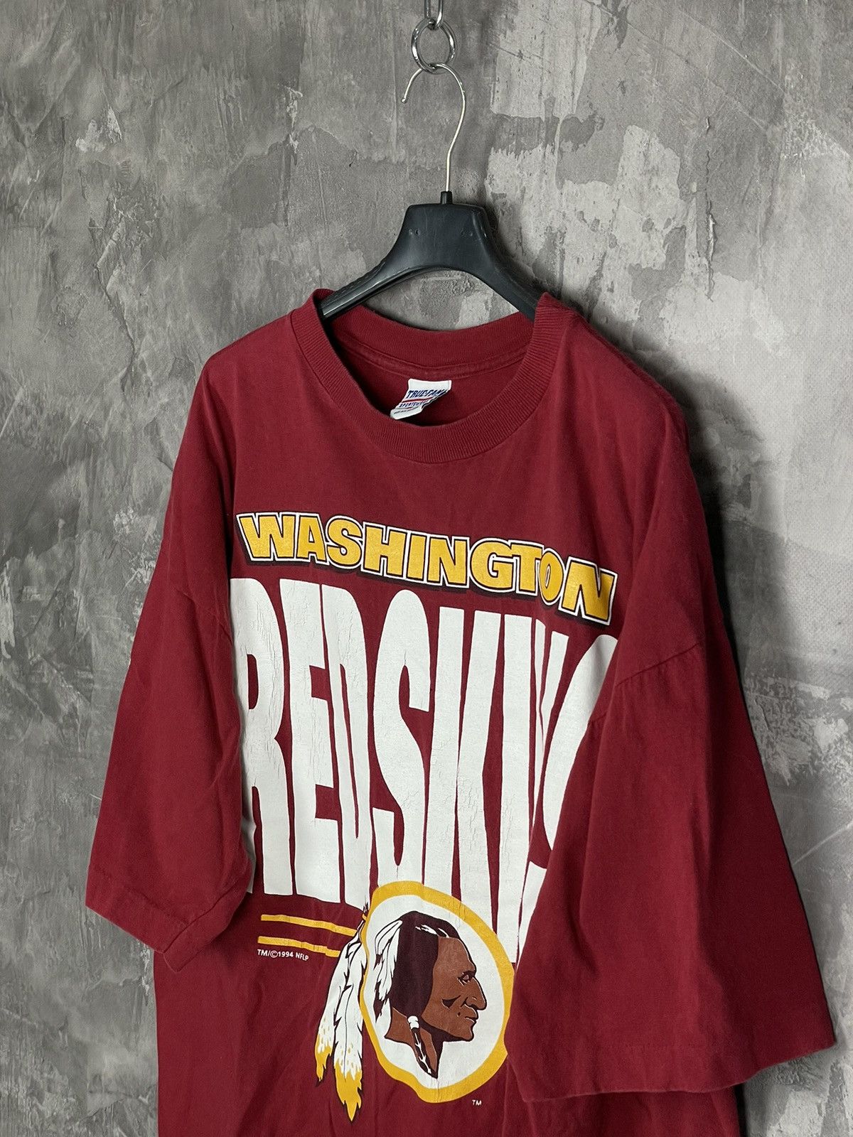 NFL × Vintage VINTAGE 1990s WASHINGTON REDSKINS NFL FOOTBALL T SHIRT Size US XL / EU 56 / 4 - 7 Thumbnail