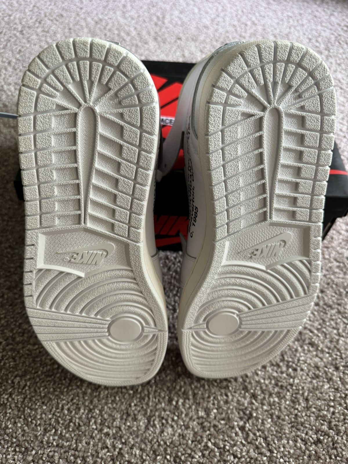 Jordan Brand × Off-White Off-White x Air Jordan 1 Euro **SOLD** Size US 11.5 / EU 44-45 - 7 Thumbnail
