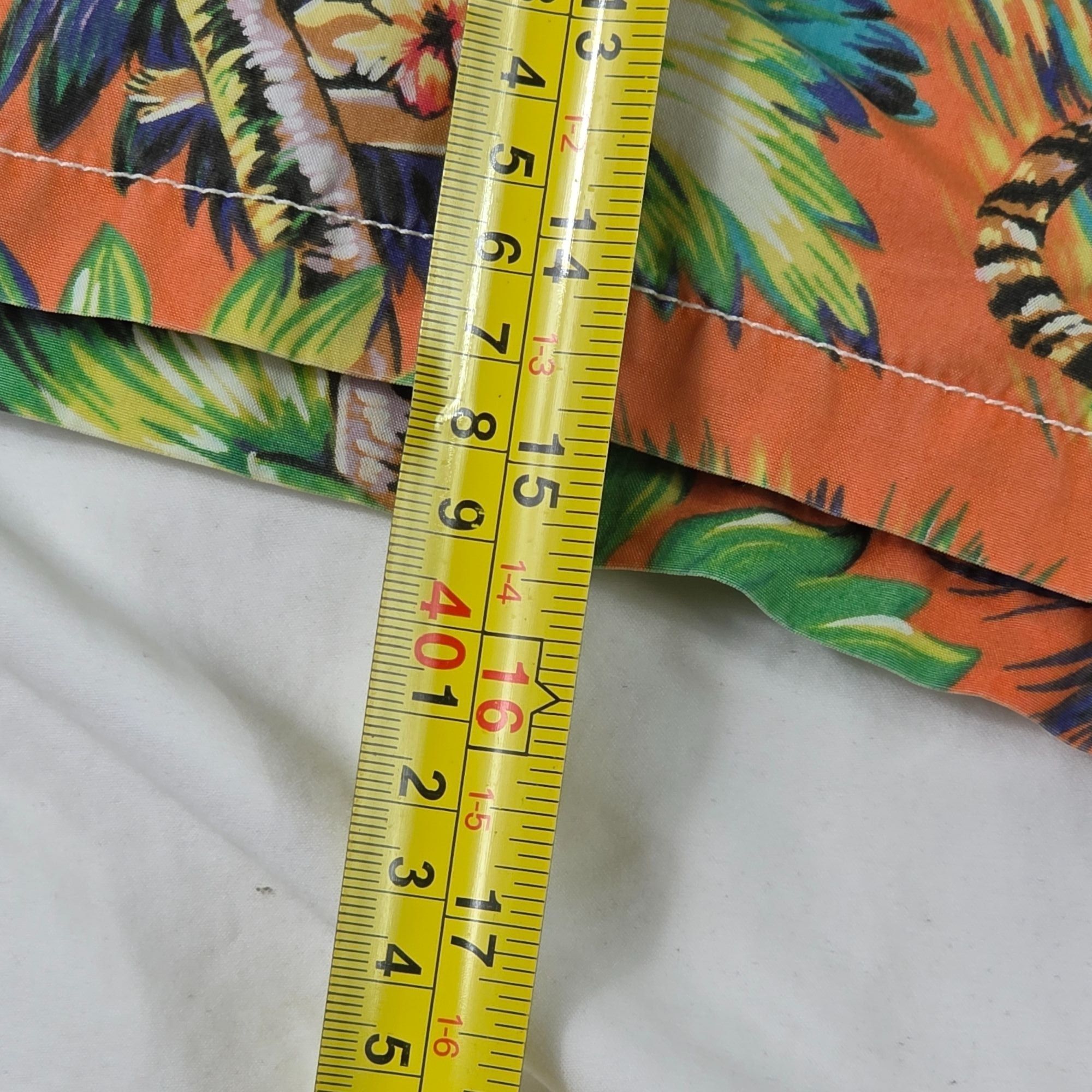 Polo Ralph Lauren Polo Ralph Lauren Mens Small Tropical Print Swim Trunks Oran Size US 30 / EU 46 - 11 Thumbnail