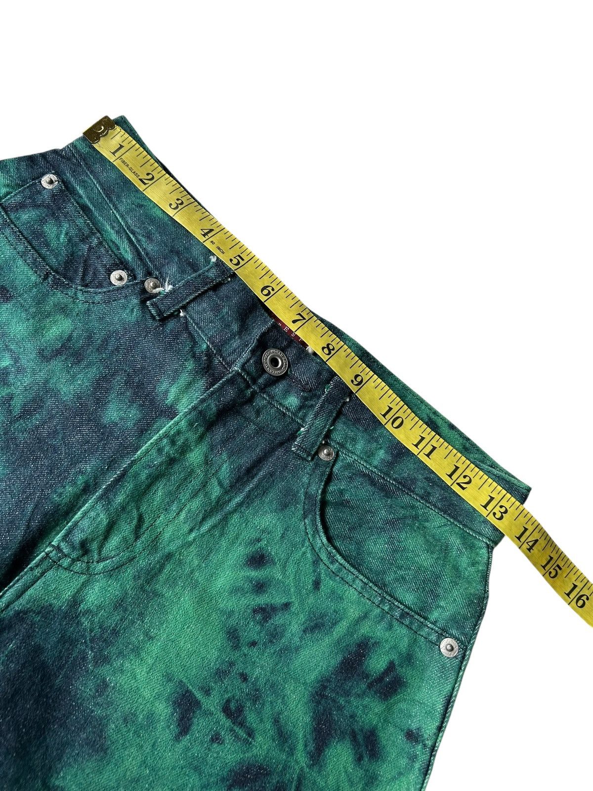 Kapital Vintage Japanese Brand Crespi Punk Bondage Denim Jeans ☠️🎌 Size US 27 - 10 Thumbnail