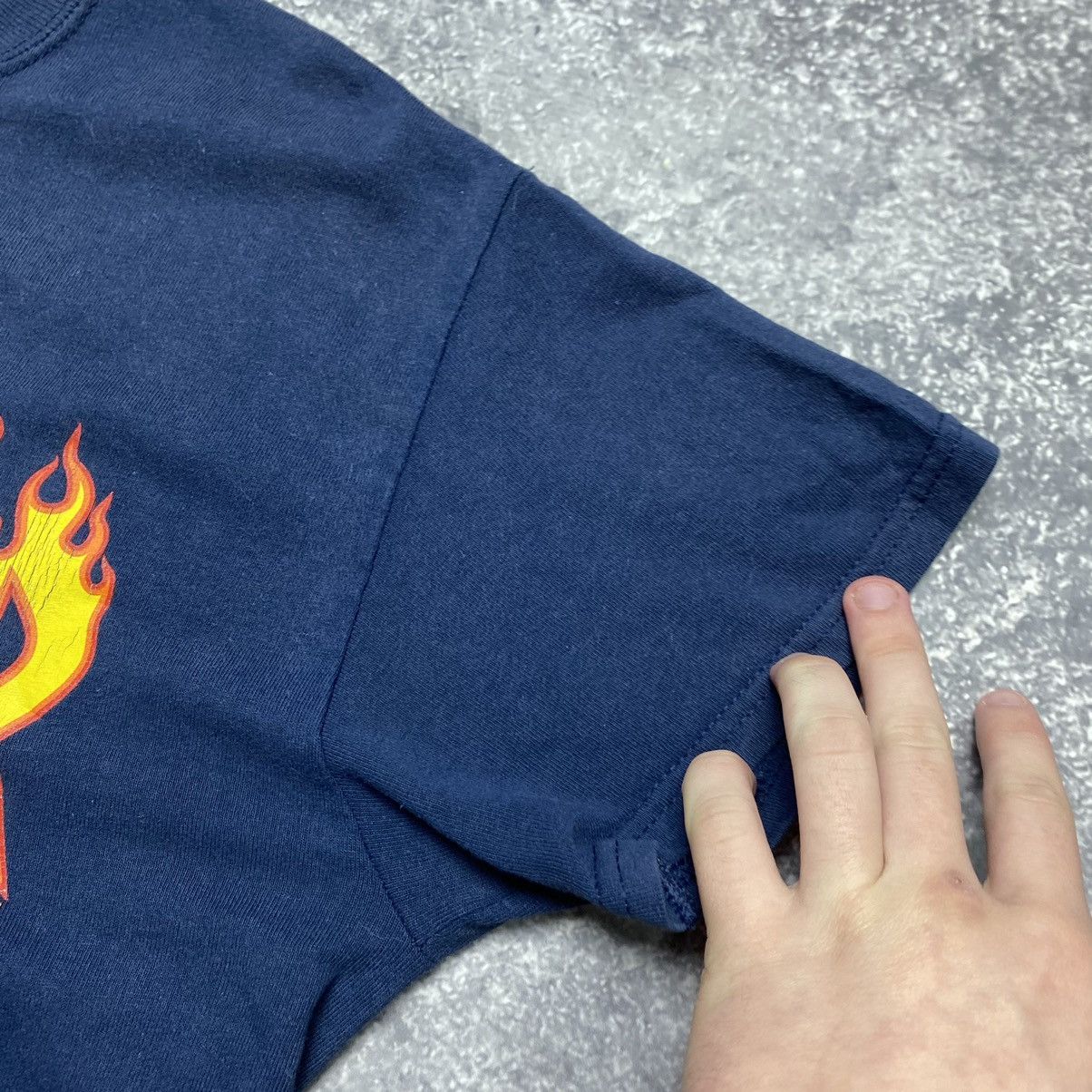 Thrasher Vintage Thrasher Magazine Basic Big logo sk8 tee Size US S / EU 44-46 / 1 - 8 Thumbnail