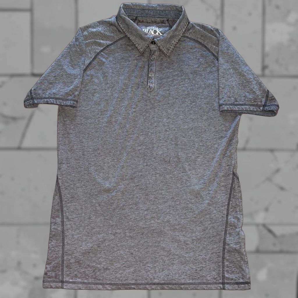 Buckle Black Buckle Black Polo Shirt Mens XL Gray Size US XL / EU 56 / 4 - 1 Thumbnail