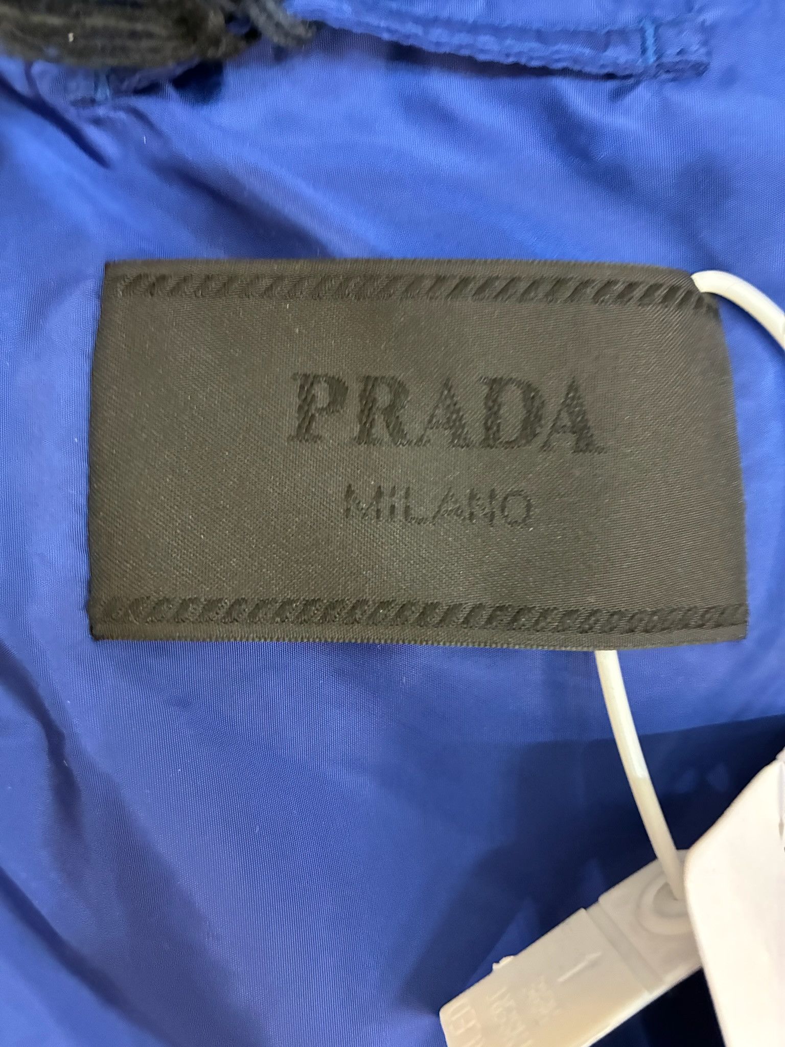 Prada Prada Re-Nylon Logo-Print Blouson Jacket Blue Size US M / EU 48-50 / 2 - 6 Thumbnail