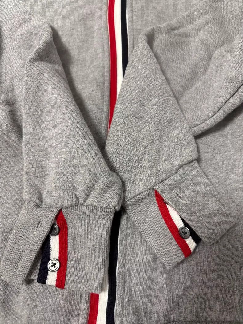 Thom Browne Thom Browne Long-sleeved cotton hoodie Size XS / US 0-2 / IT 36-38 - 8 Thumbnail