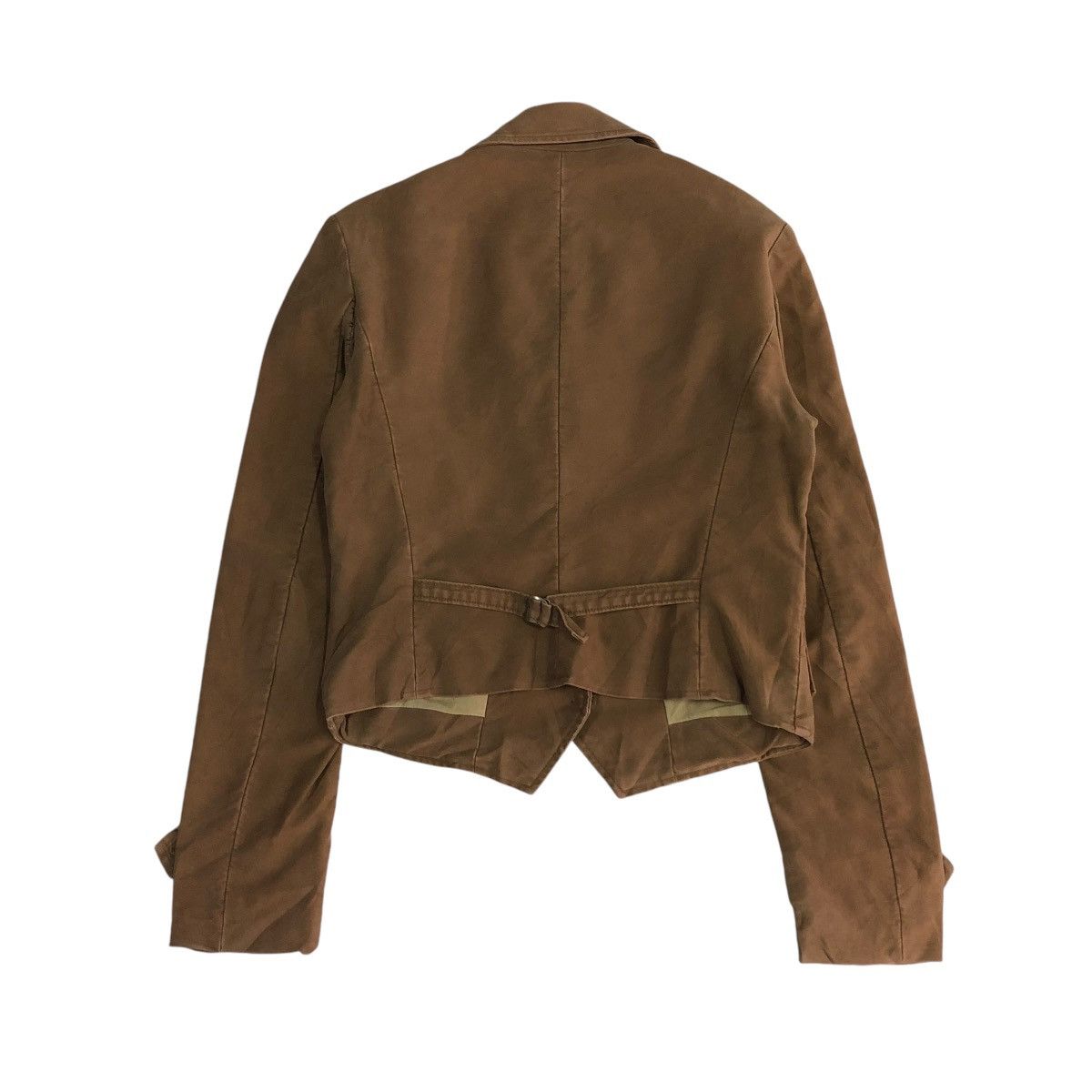 Polo Ralph Lauren × Ralph Lauren × Vintage 🔥VINTAGE CROPPED CHORE BIKER JACKET RALPH LAUREN DUCK CANVAS Size M / US 6-8 / IT 42-44 - 2 Thumbnail