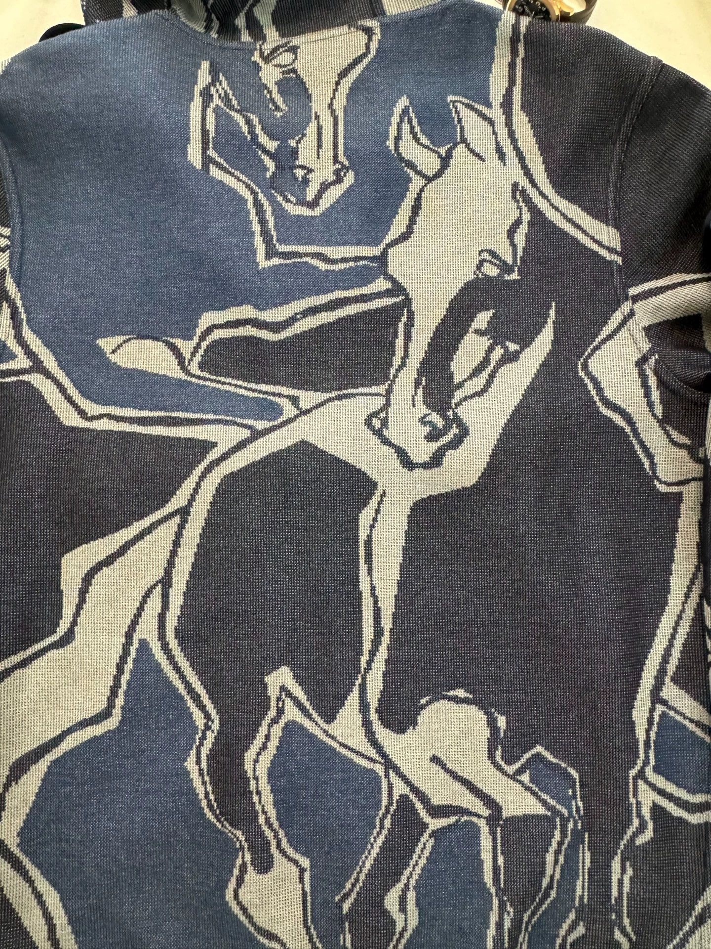 Hermes Hermes 23 SS L Horse Motif Tech Cotton 3D Texture Jacket Size US L / EU 52-54 / 3 - 8 Thumbnail