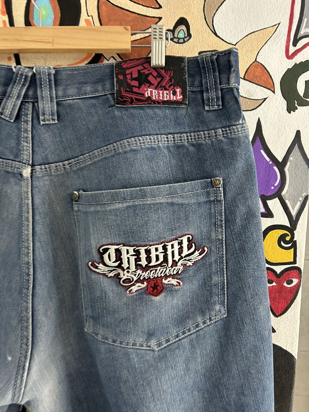 Vintage Vintage Tribal Skate Jeans Size US 42 / EU 58 - 5 Thumbnail