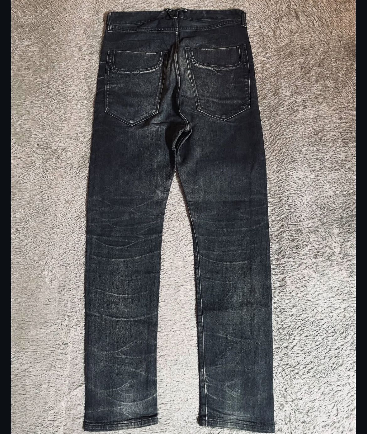 Issey Miyake 2000s Archival Cabane de Zucca Wash Jeans Pants y2k Lgb Size US 33 - 2 Thumbnail
