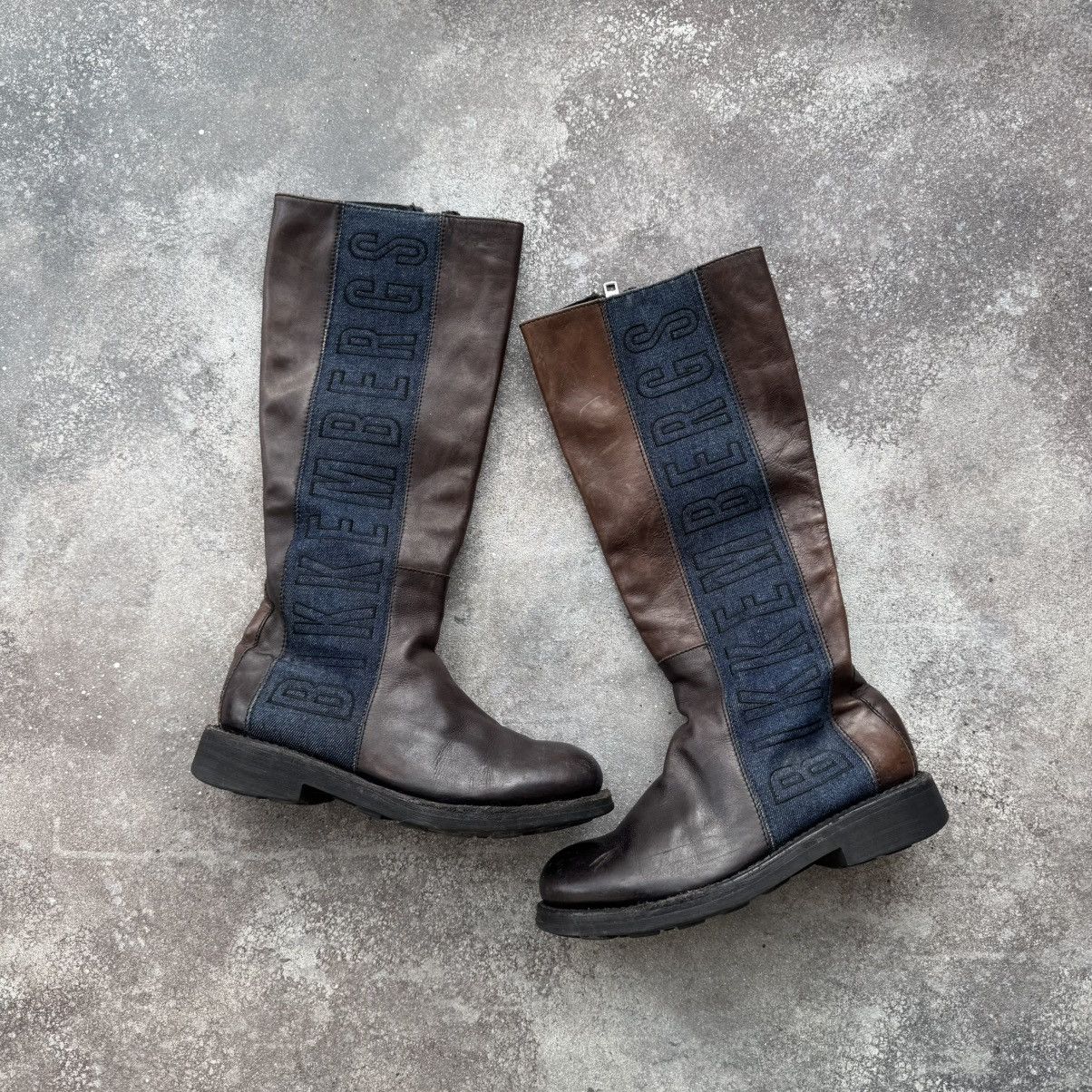 Dirk Bikkembergs Dirk Bikkembergs Leather Hi Boots Size US 9 / IT 39 - 1 Thumbnail
