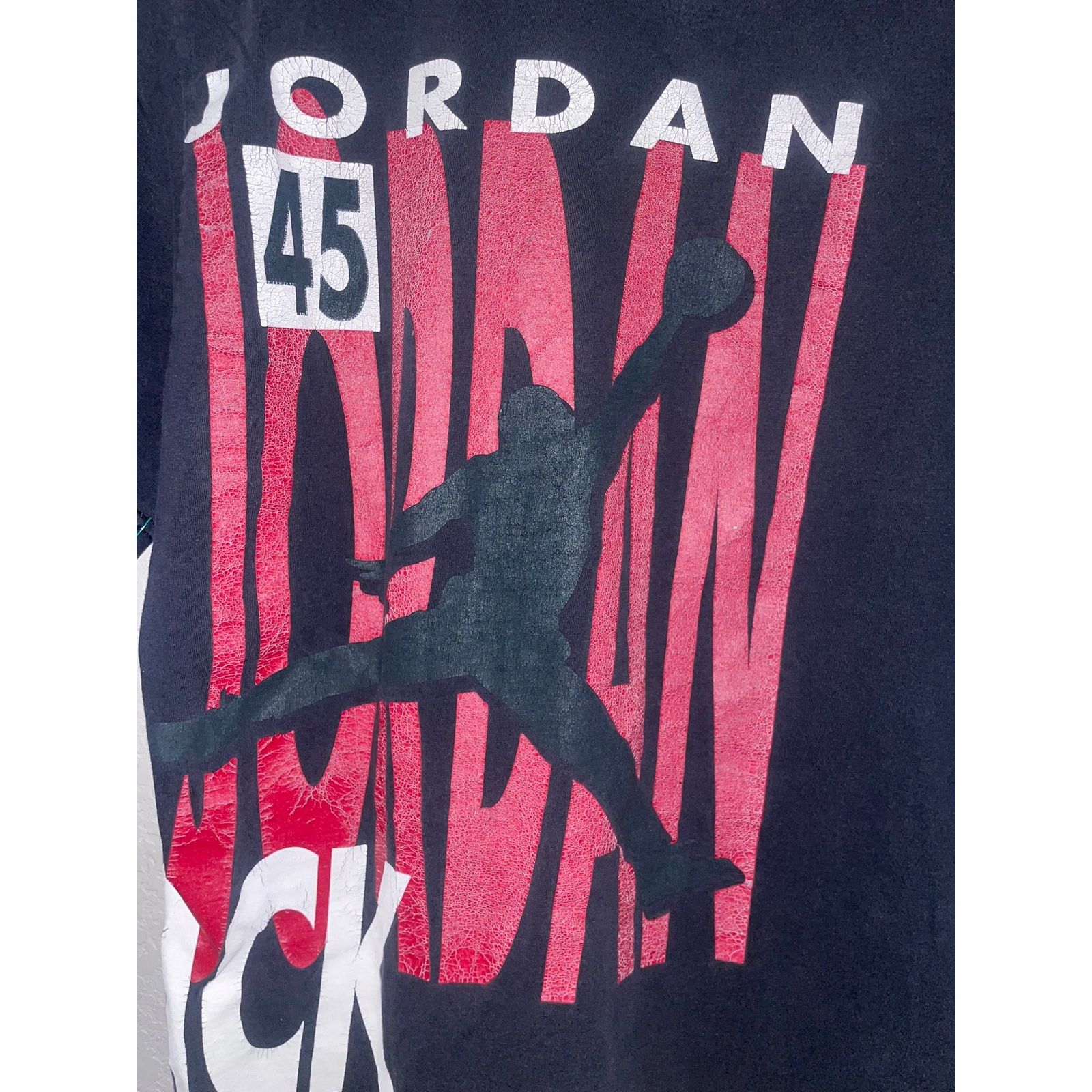 Jordan Brand Air Jordan Shirt 45 Double Nickel I'm Back Black Tee Large L Size US L / EU 52-54 / 3 - 7 Thumbnail