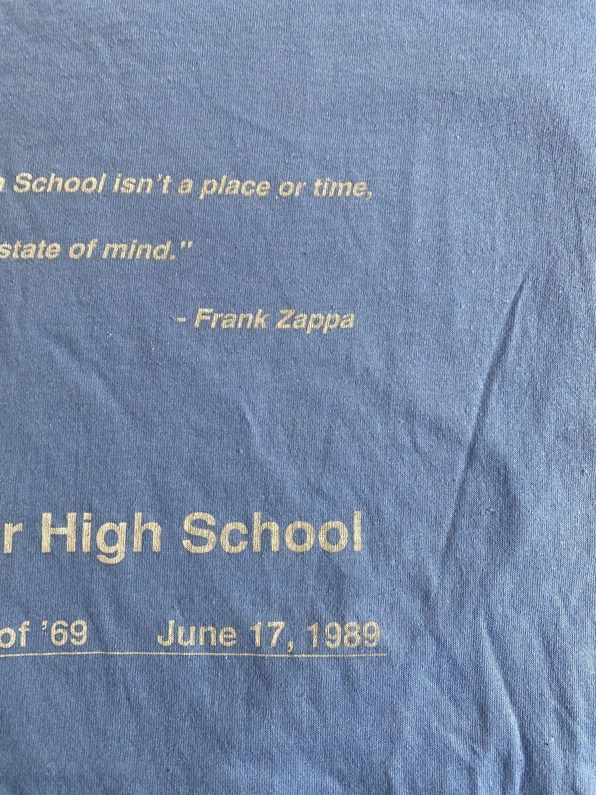 Other Vintage ‘89 Class of ‘69 Frank Zappa Quote Single Stitch Tee Size US L / EU 52-54 / 3 - 5 Thumbnail