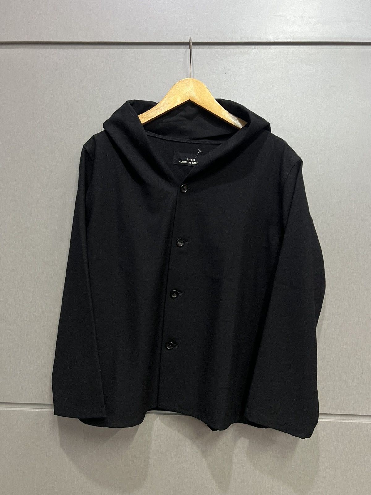 ⟡ tricot comme des garcon jacket ⟡ tricot COMME des GARCONS Switching Different Materials