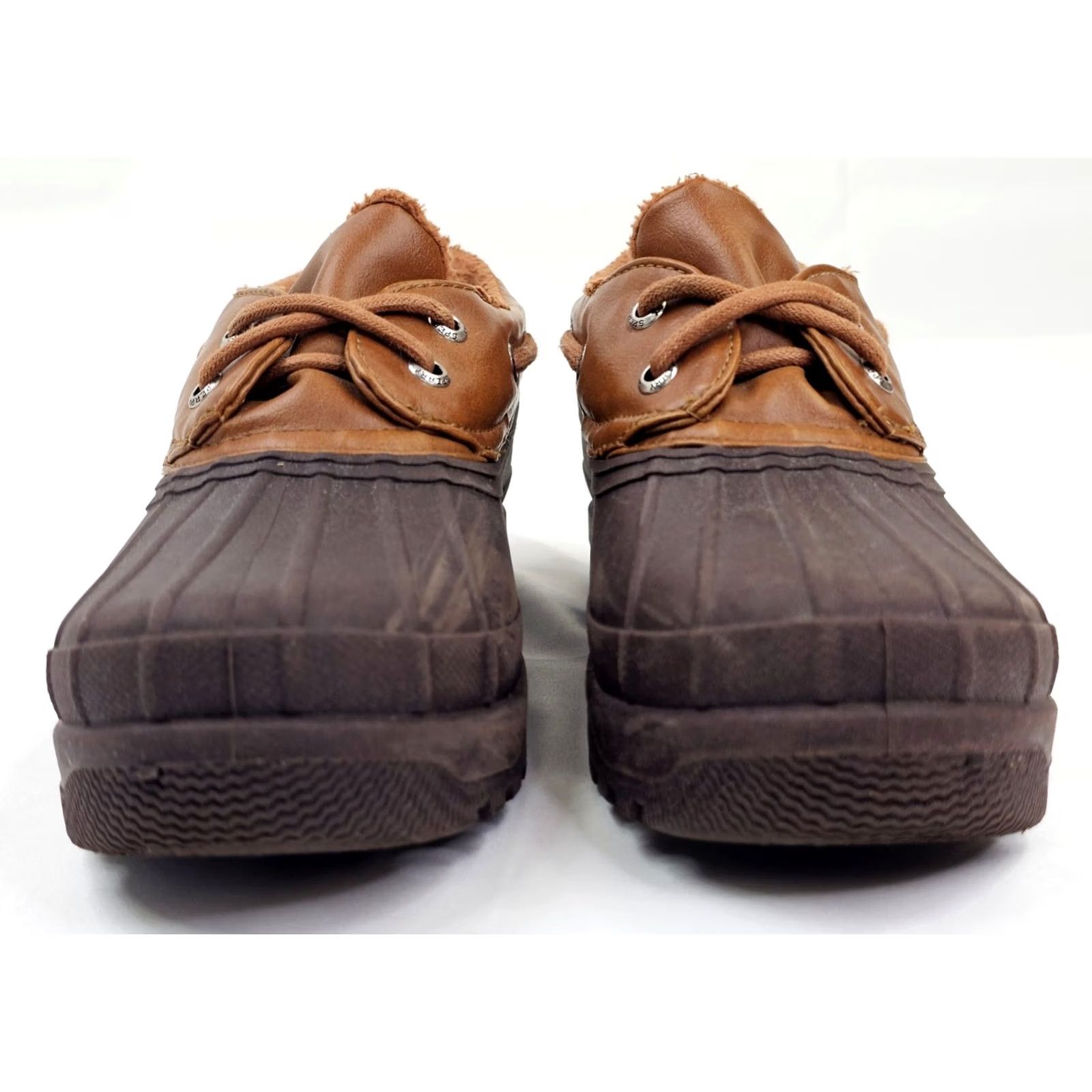 Sperry Sperry Top Sider Boots Women 7.5 Tan Waterproof Leather Lined Ankle Heron Seal Low Boots, M, Casual, Preppy, Nautical, Walking, EUC Size US 8 / IT 38 - 2 Thumbnail
