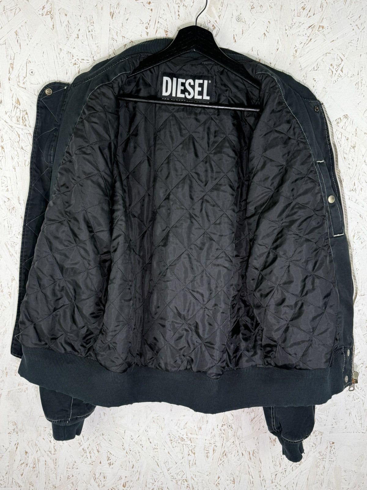 Diesel Diesel A03550 J Blake One Bomber Jacket In Black Size L Size US L / EU 52-54 / 3 - 12 Thumbnail