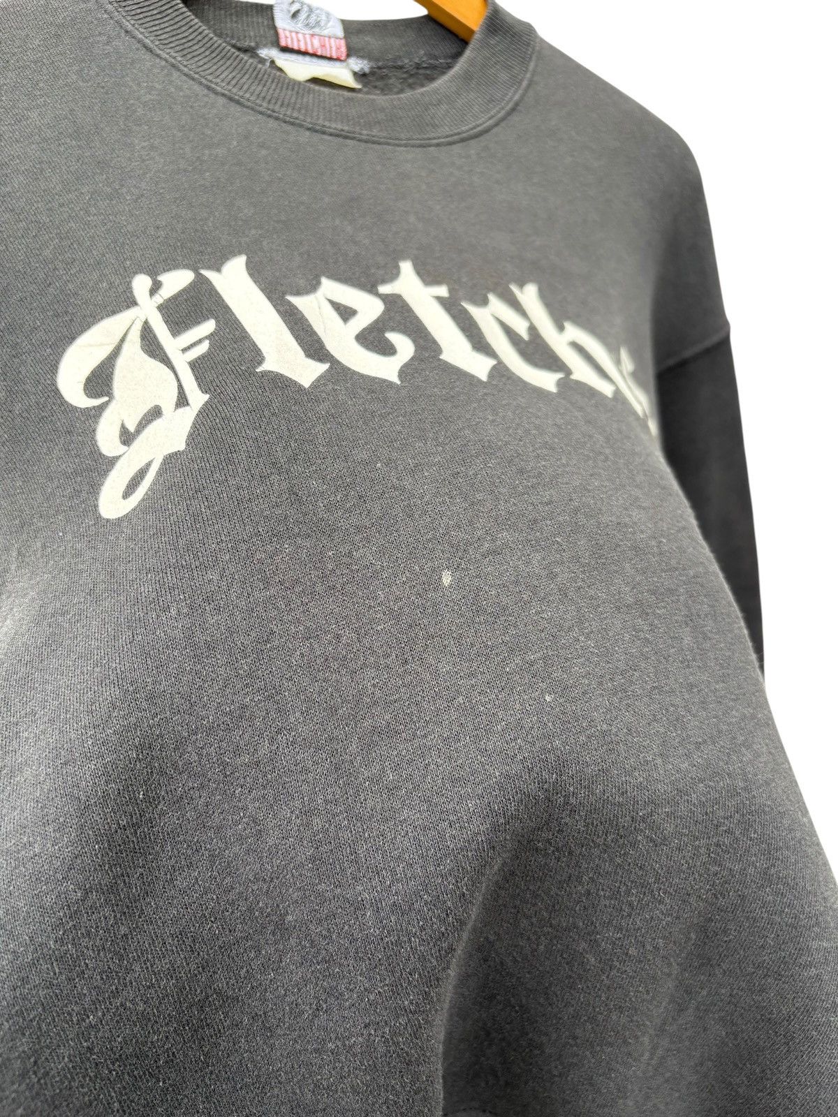 Vintage Vintage 90s Nathan Fletcher Cross Graphic Faded Sweatshirt Size US M / EU 48-50 / 2 - 6 Thumbnail