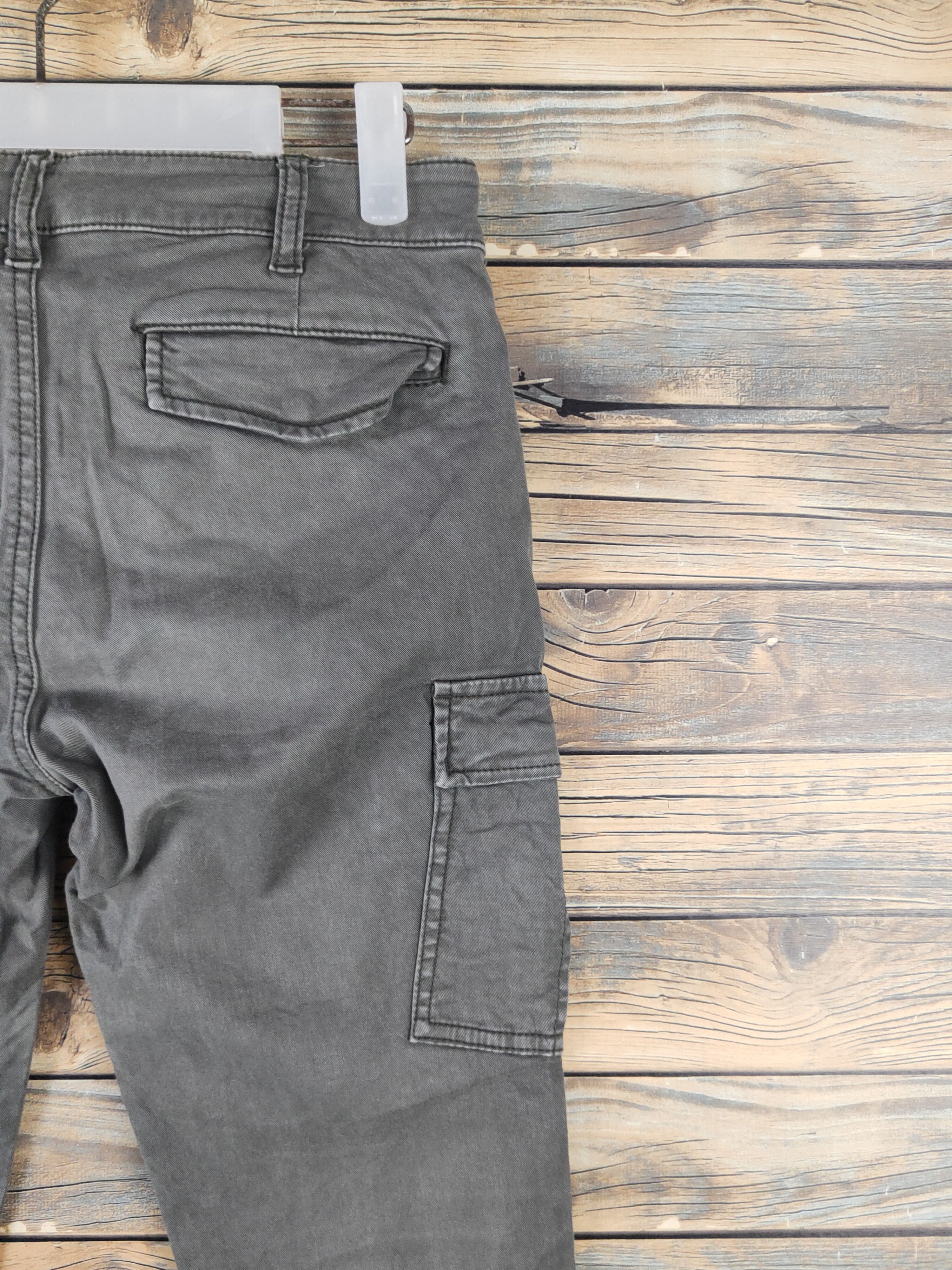 Japanese Brand DL Uniqlo Dark Olive Multipocket Cargo Pants #2146 Size 27" / US 4 / IT 40 - 10 Thumbnail