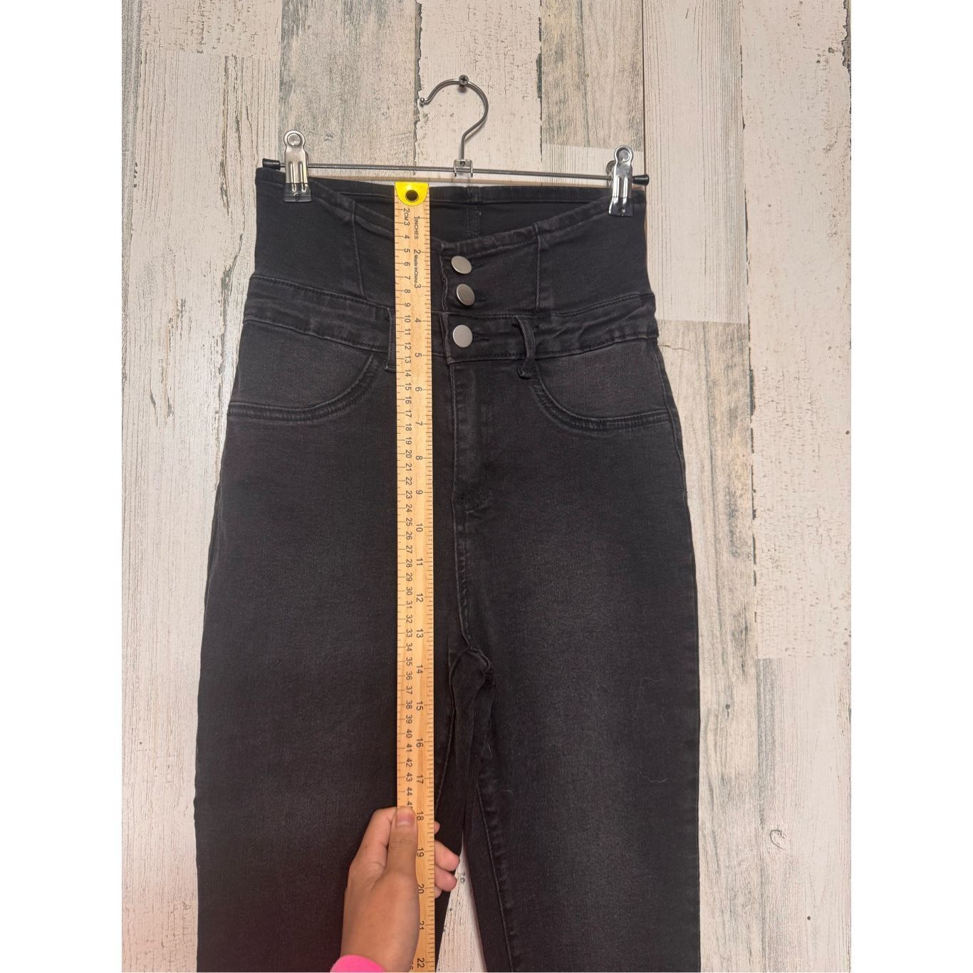 Other Shein Black High Waist Skinny Jeans – Size 26 Small Size 25" / US 0 / IT 36 - 6 Thumbnail