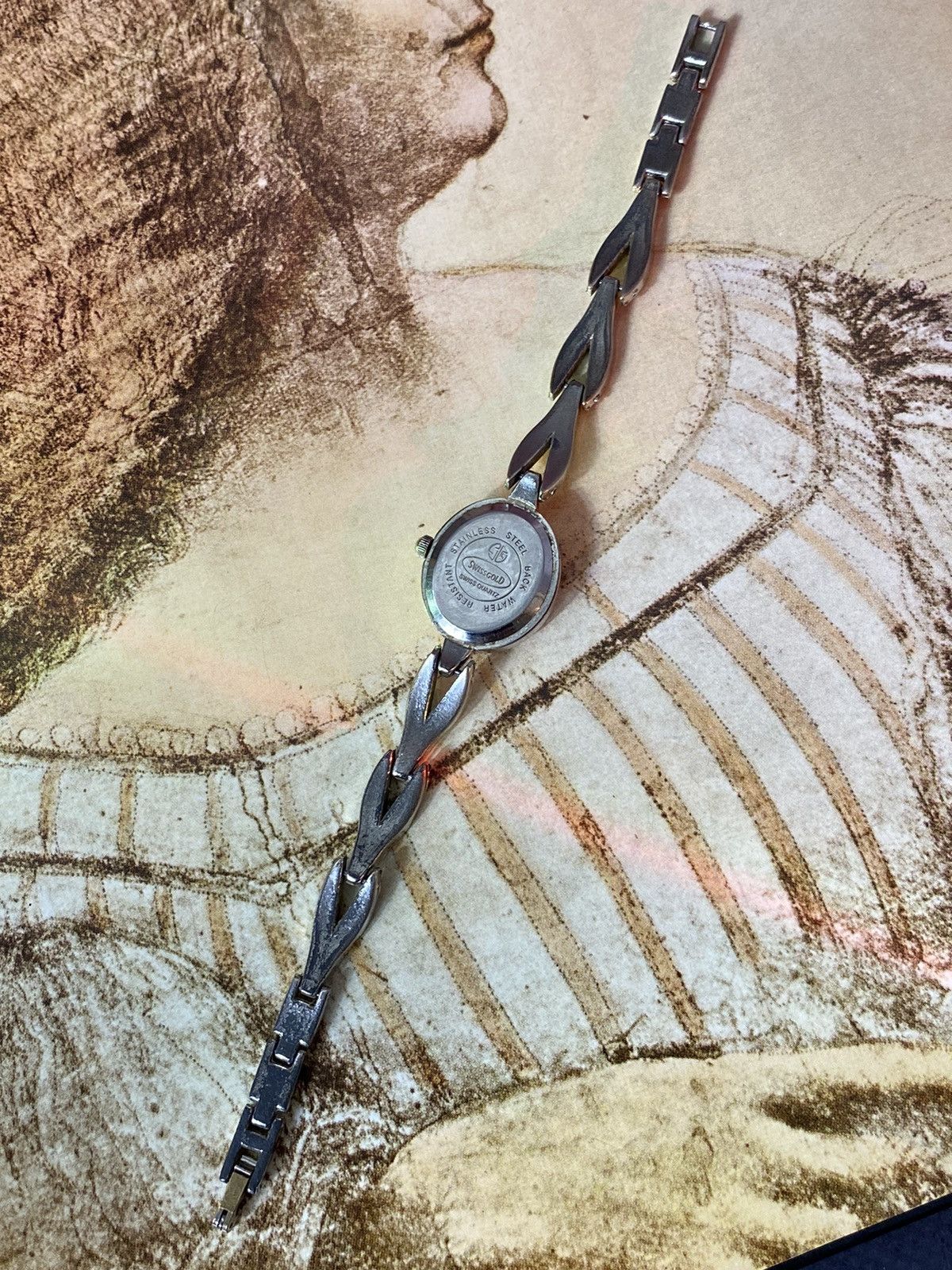 Jewelry × Vintage Swiss Gold Watch: Elegant & Quality ✨ Size ONE SIZE - 5 Thumbnail
