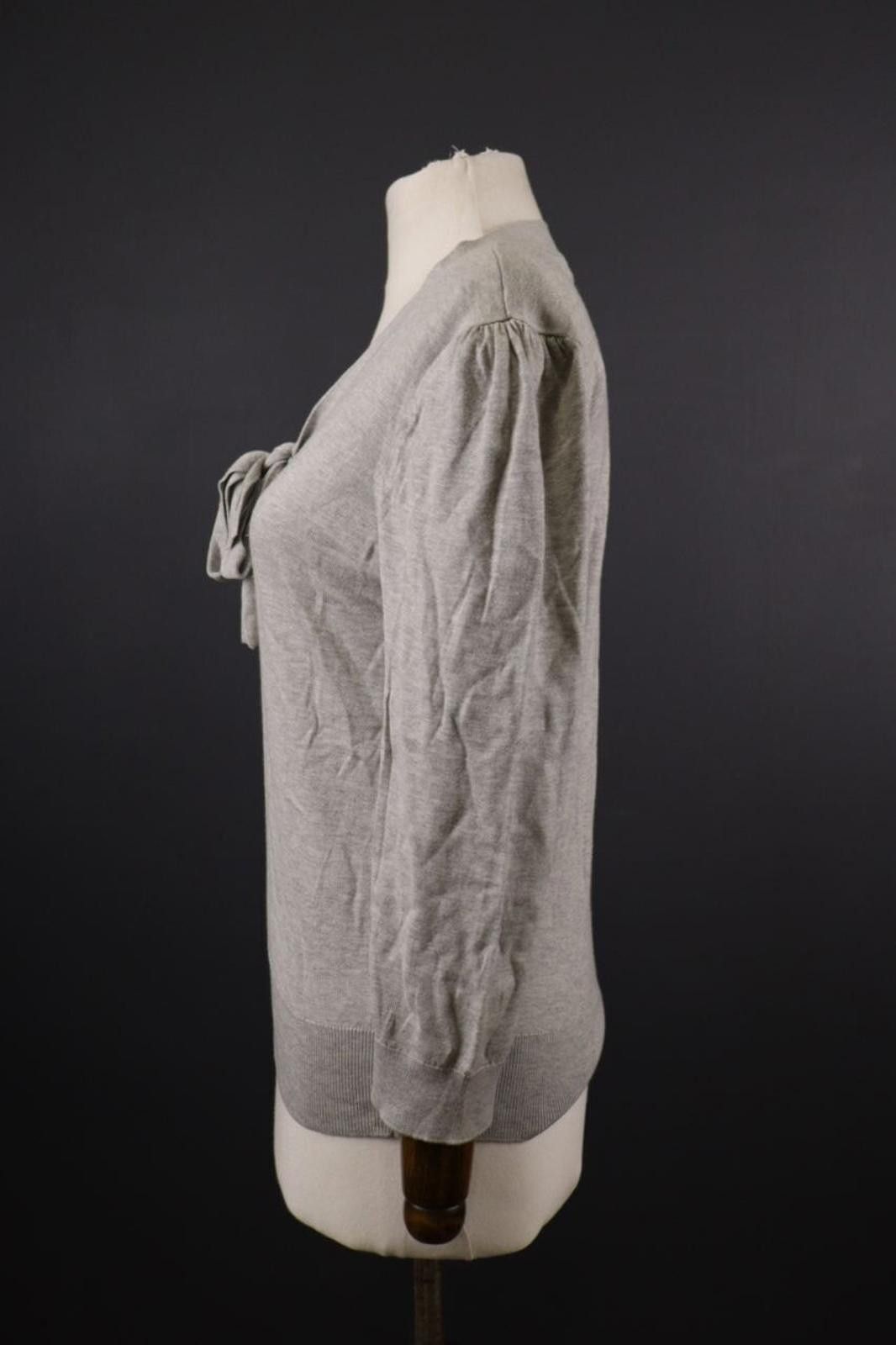 Lauren Ralph Lauren Lauren Ralph Lauren Gray Silk Drawstring Top Shirt Size M Size M / US 6-8 / IT 42-44 - 4 Thumbnail