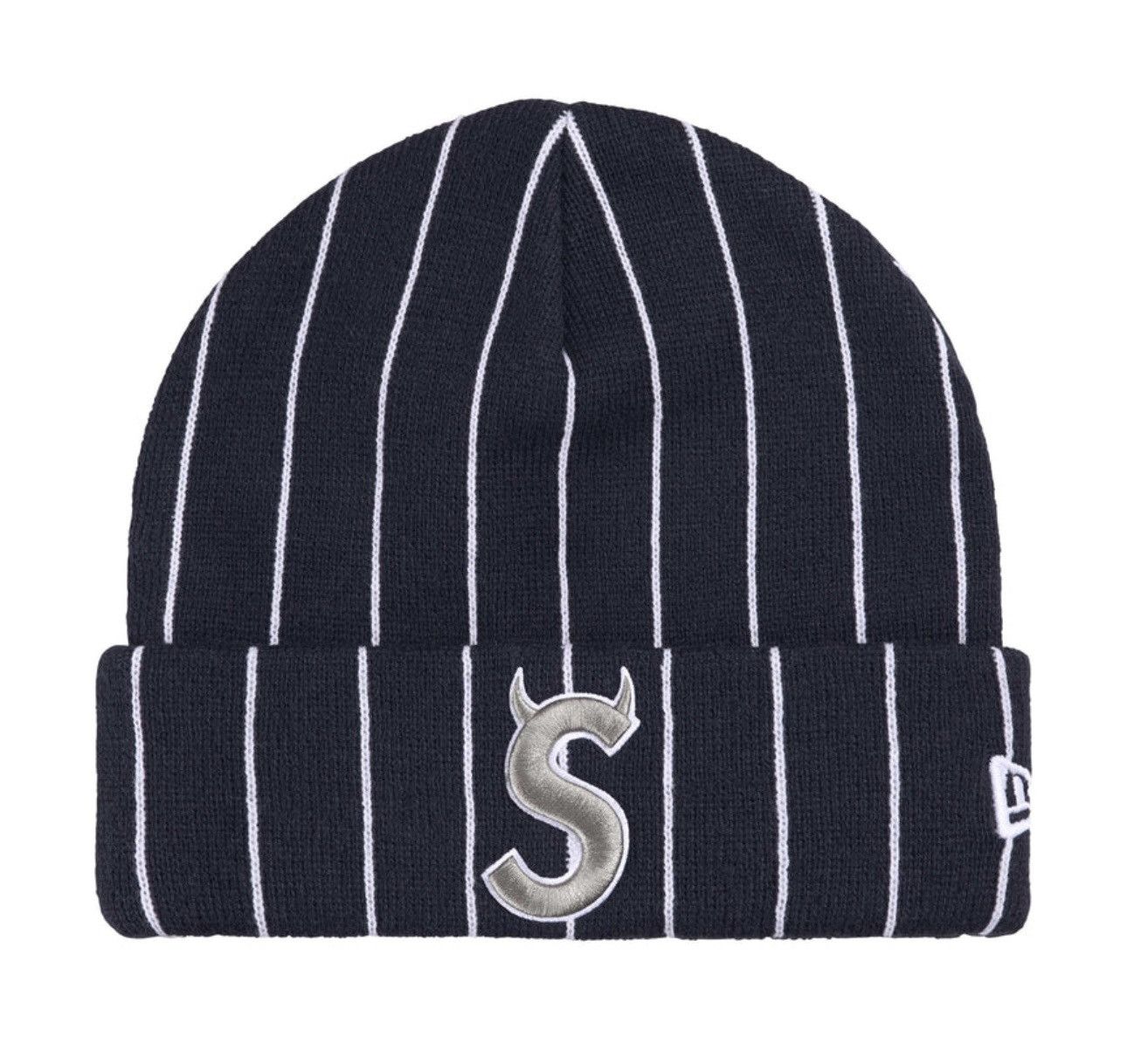 New Era × Supreme Supreme New Era Earflap Hat Navy 3/8 | Grailed