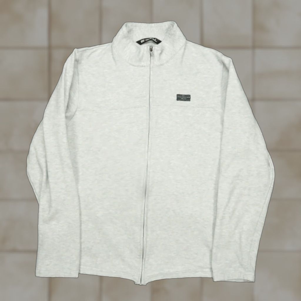 TravisMathew Travis Mathew Jacket Mens Small Gray Cash Out Full Zip Pockets Size US S / EU 44-46 / 1 - 1 Thumbnail