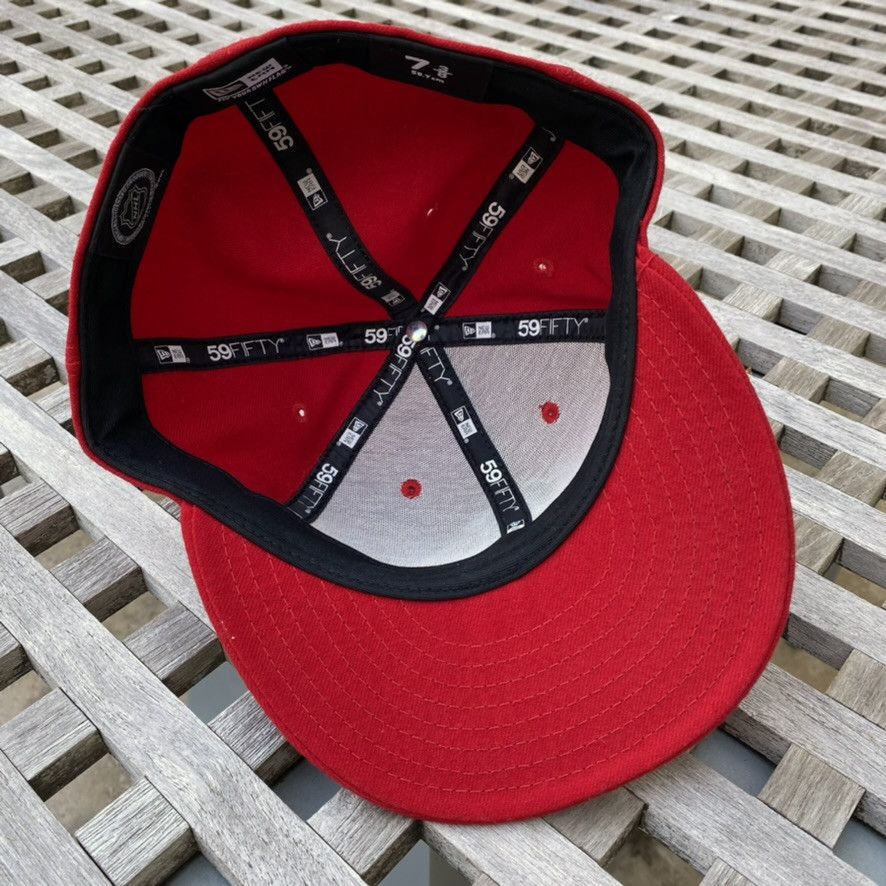 New Era Chicago Blackhawks Stanley Cup Patch New Era Hat 7 3/8 Size ONE SIZE - 6 Thumbnail