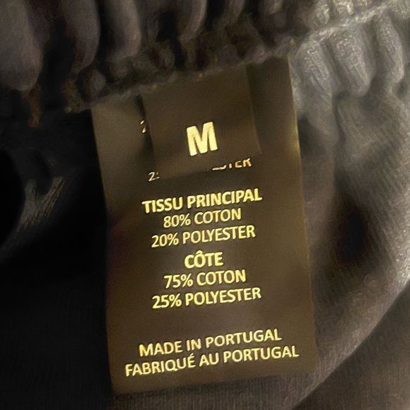 Vetements VETEMENTS LOGO TAPE COTTON BLEND SWEATPANTS IN BLACK Size US 30 / EU 46 - 5 Thumbnail