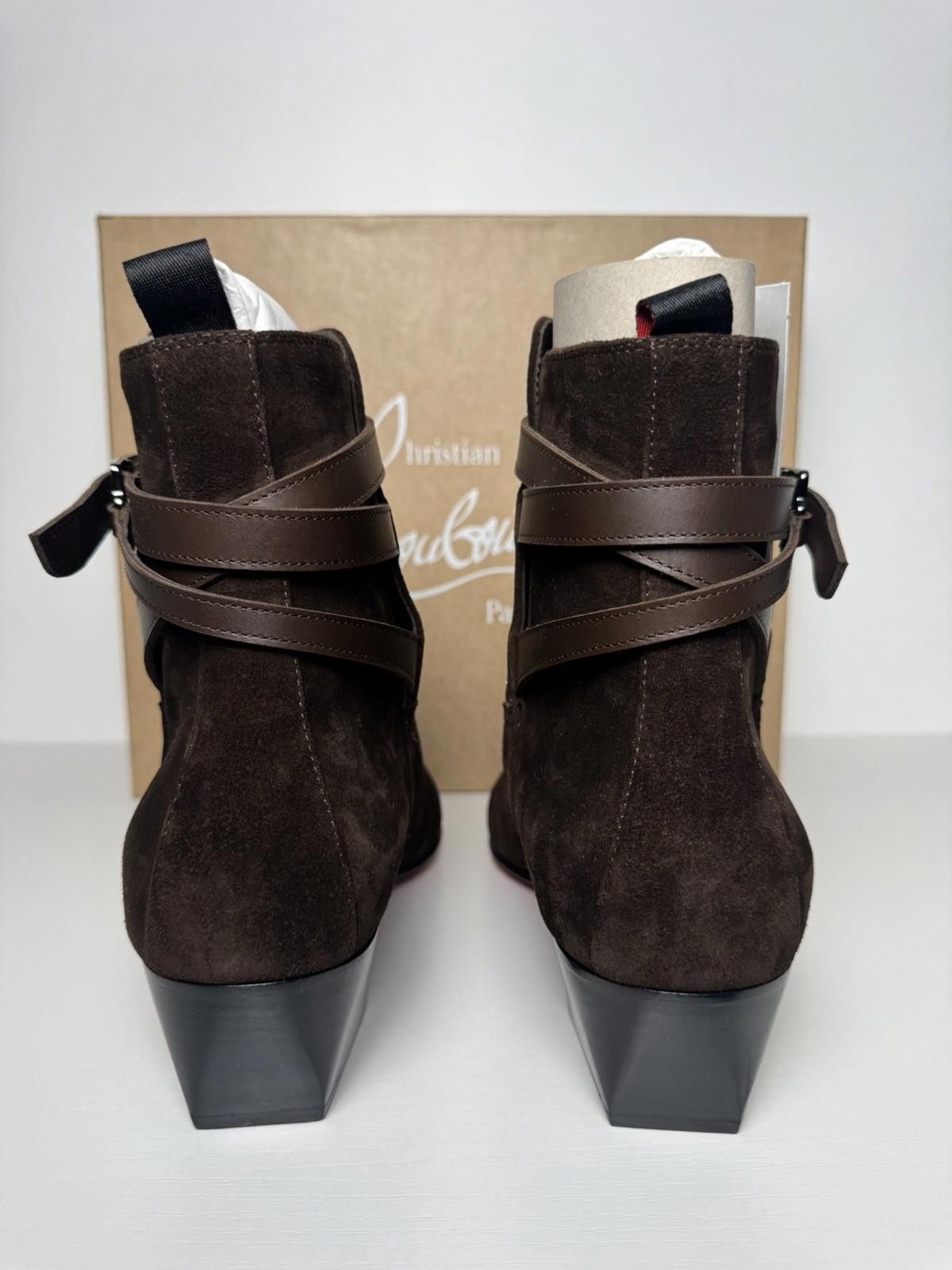 Christian Louboutin Christian Louboutin Rosalio Jodhpur Boots Suede Men’s 44.5 Size US 11.5 / EU 44-45 - 4 Thumbnail