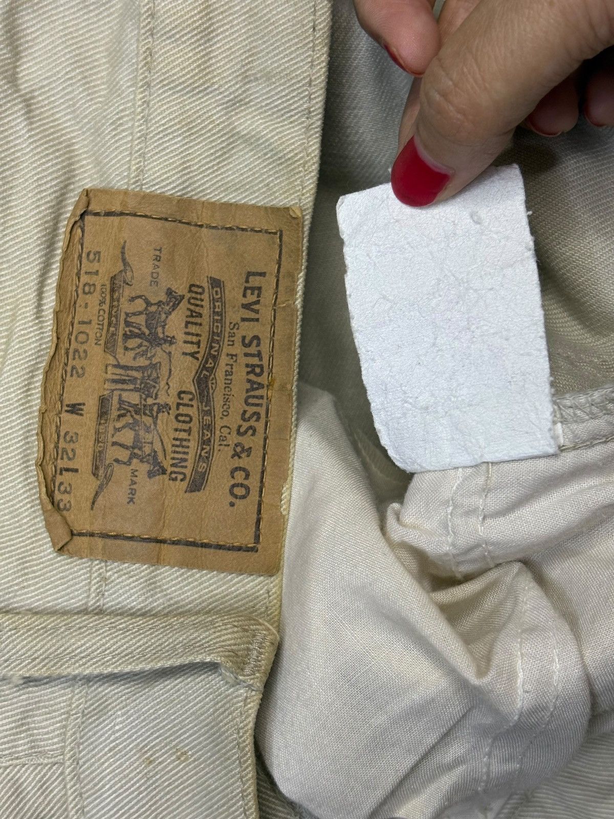 Levi's Vintage 90s Levis 518 White Tag Baggy Jeans Size US 30 / EU 46 - 11 Thumbnail