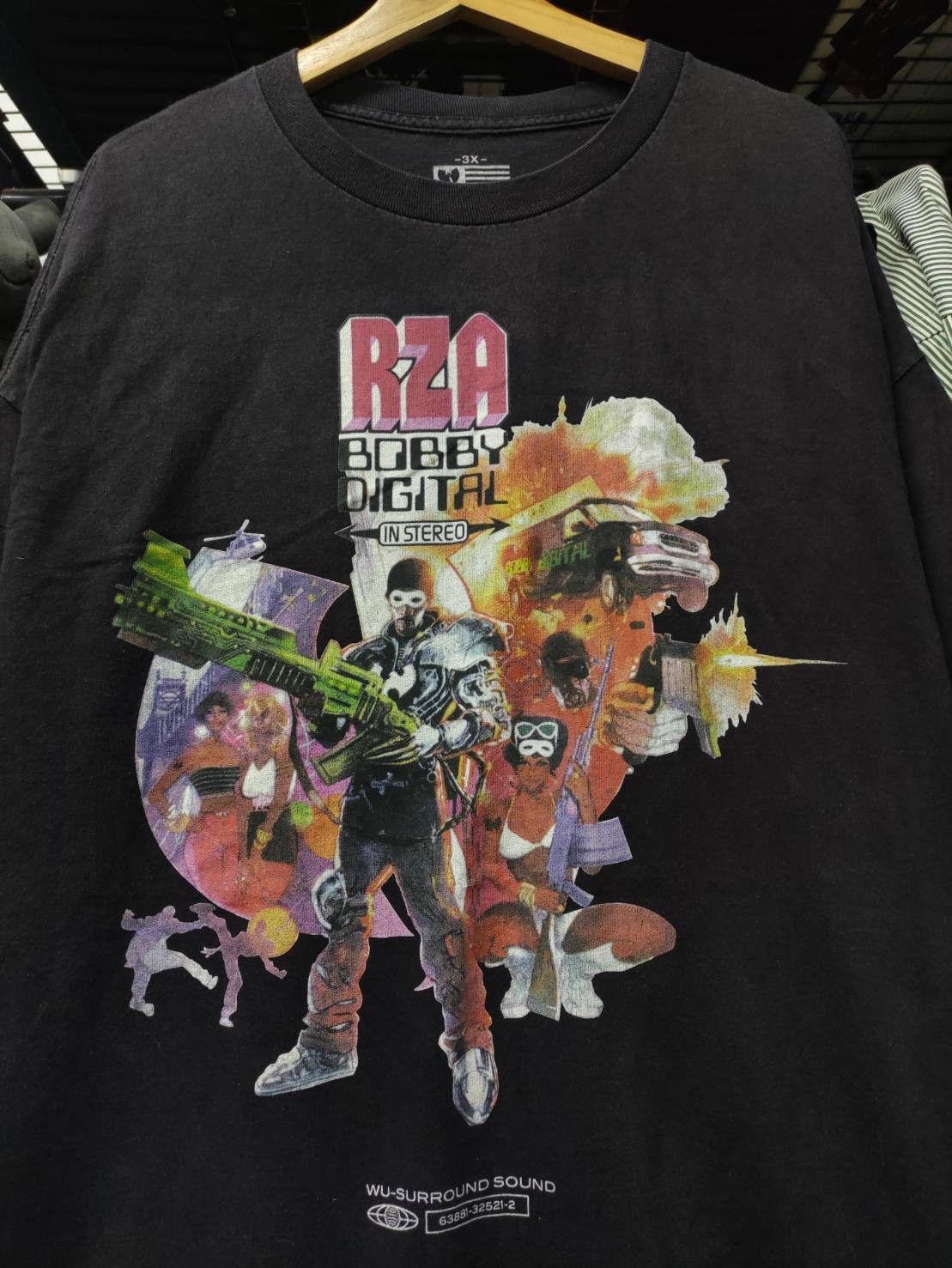 Rap Tees RZA Bobby Digital Studio Album Promo T-Shirt Size US XXL / EU 58 / 5 - 1 Thumbnail