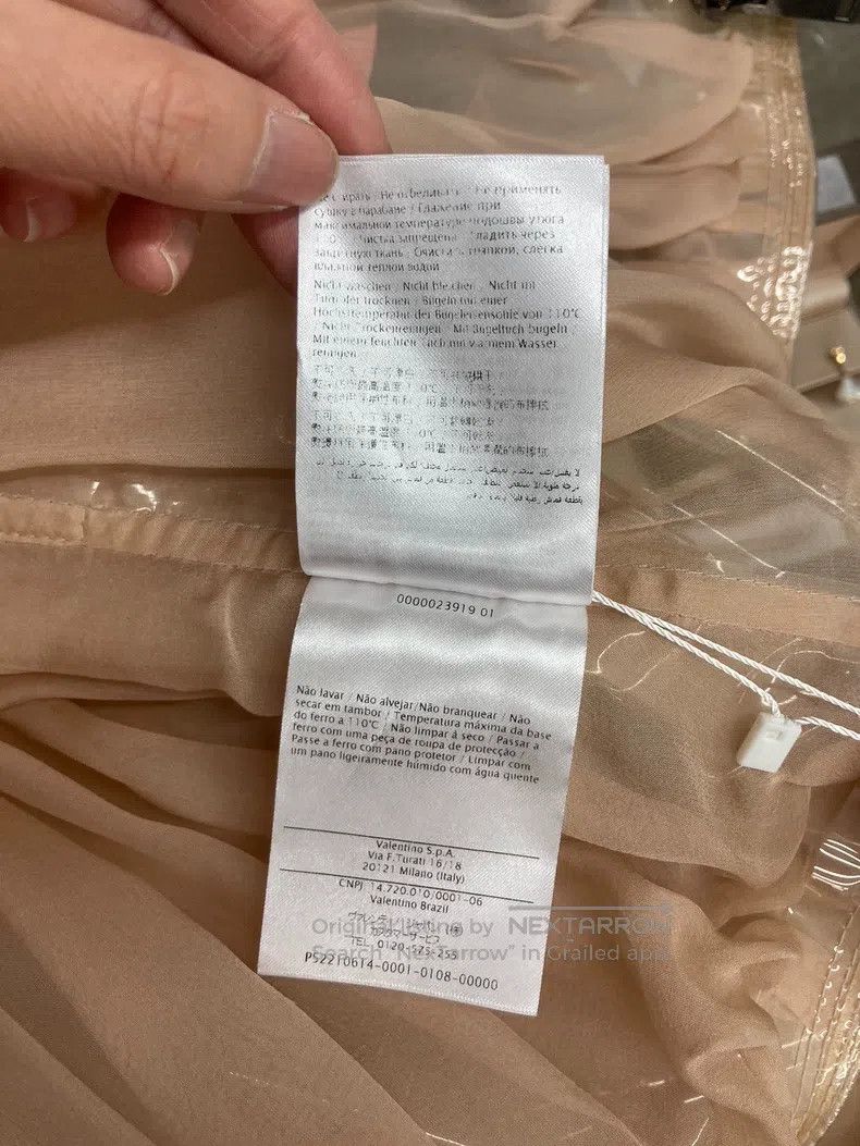 Valentino Valentino Skin color mulberry silk transparent raincoat ja Size S / US 4 / IT 40 - 9 Thumbnail