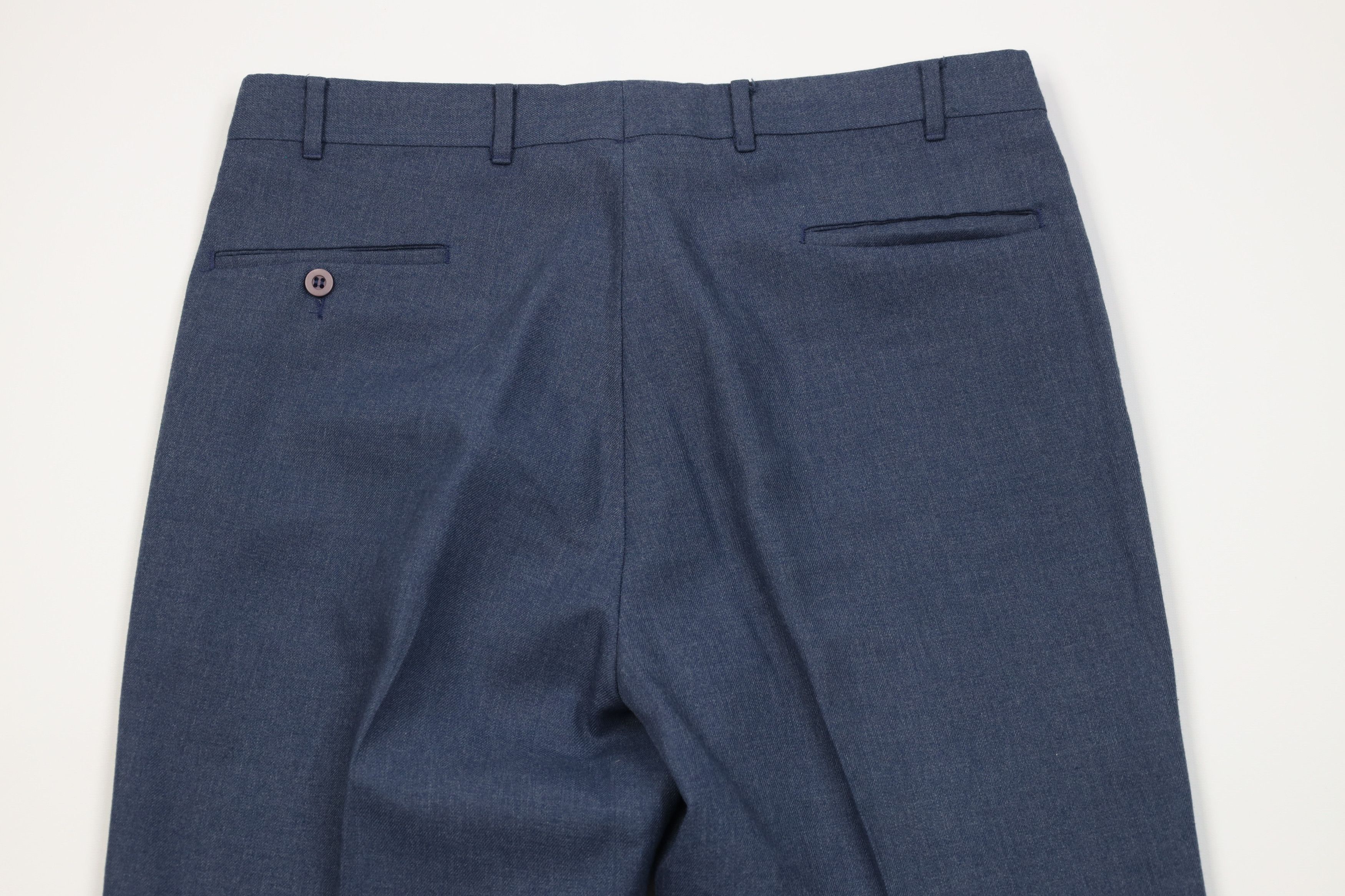 Vintage Vintage 70s Streetwear Wool Flared Wide Leg Chino Pants USA Size US 36 / EU 52 - 12 Thumbnail
