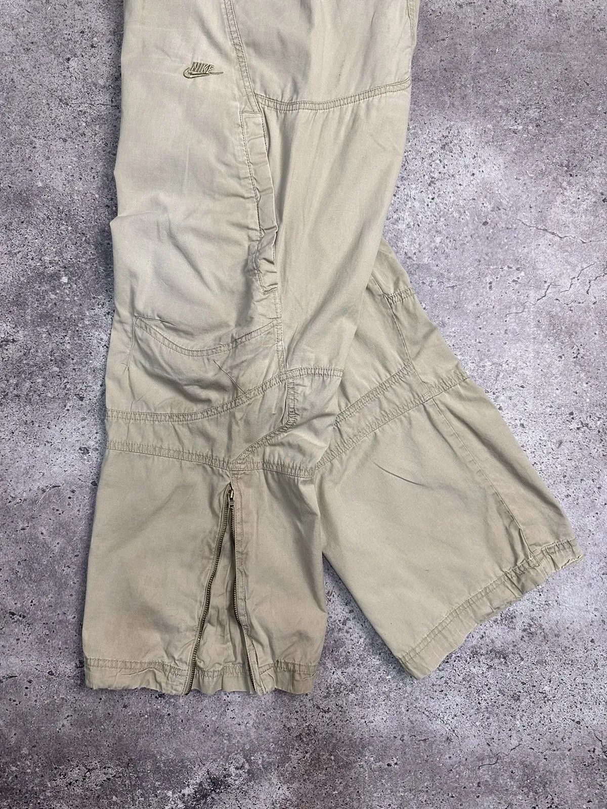 Nike Vintage Nike Cargo Baggy Japan Avantgarde Faded Bontage Y2K Size US 36 / EU 52 - 15 Thumbnail