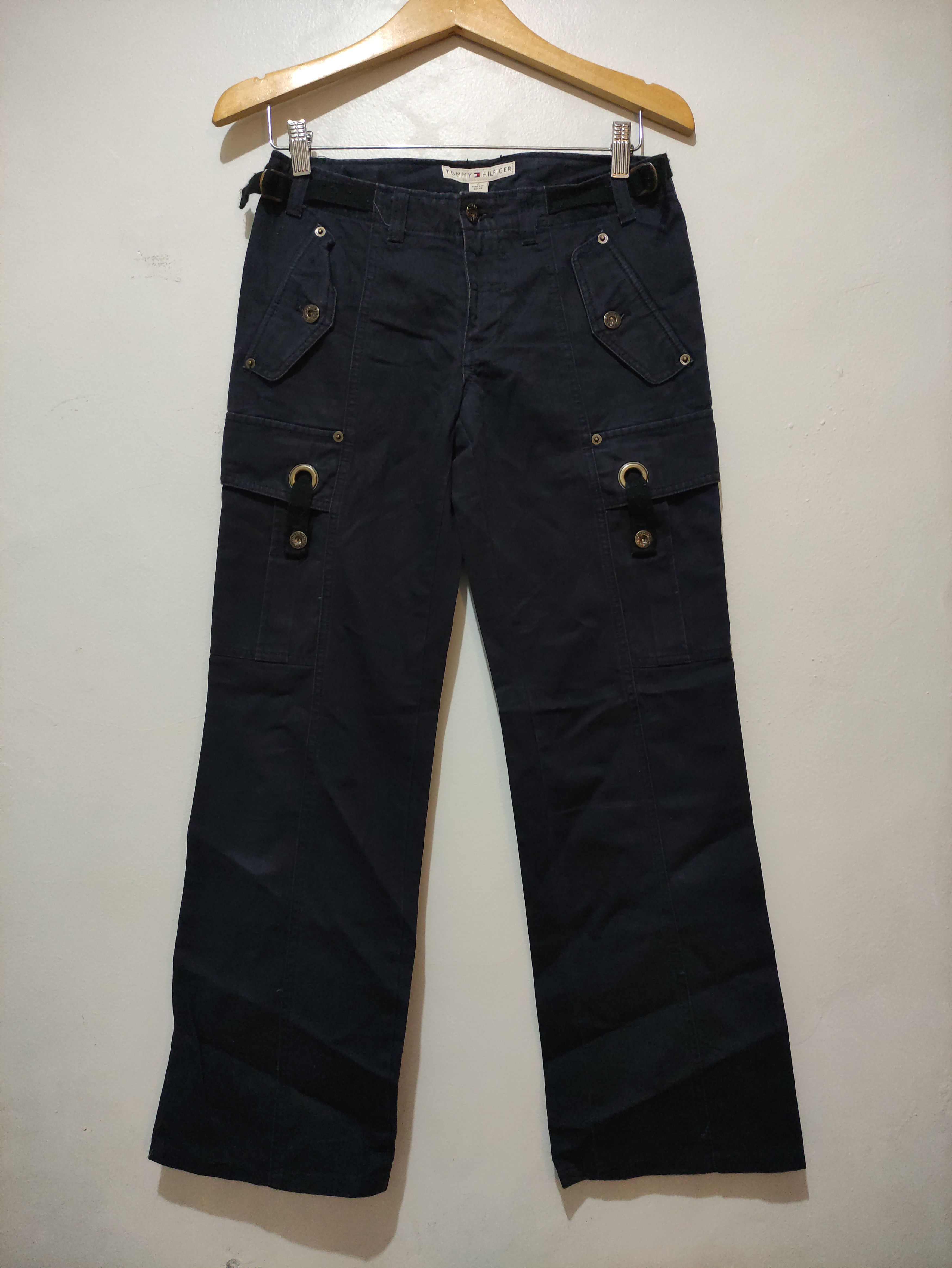 Tommy Hilfiger Tommy Hilfiger y2k Archive Bondage Tactical Cargo Pants Size 30" / US 8 / IT 44 - 1 Thumbnail