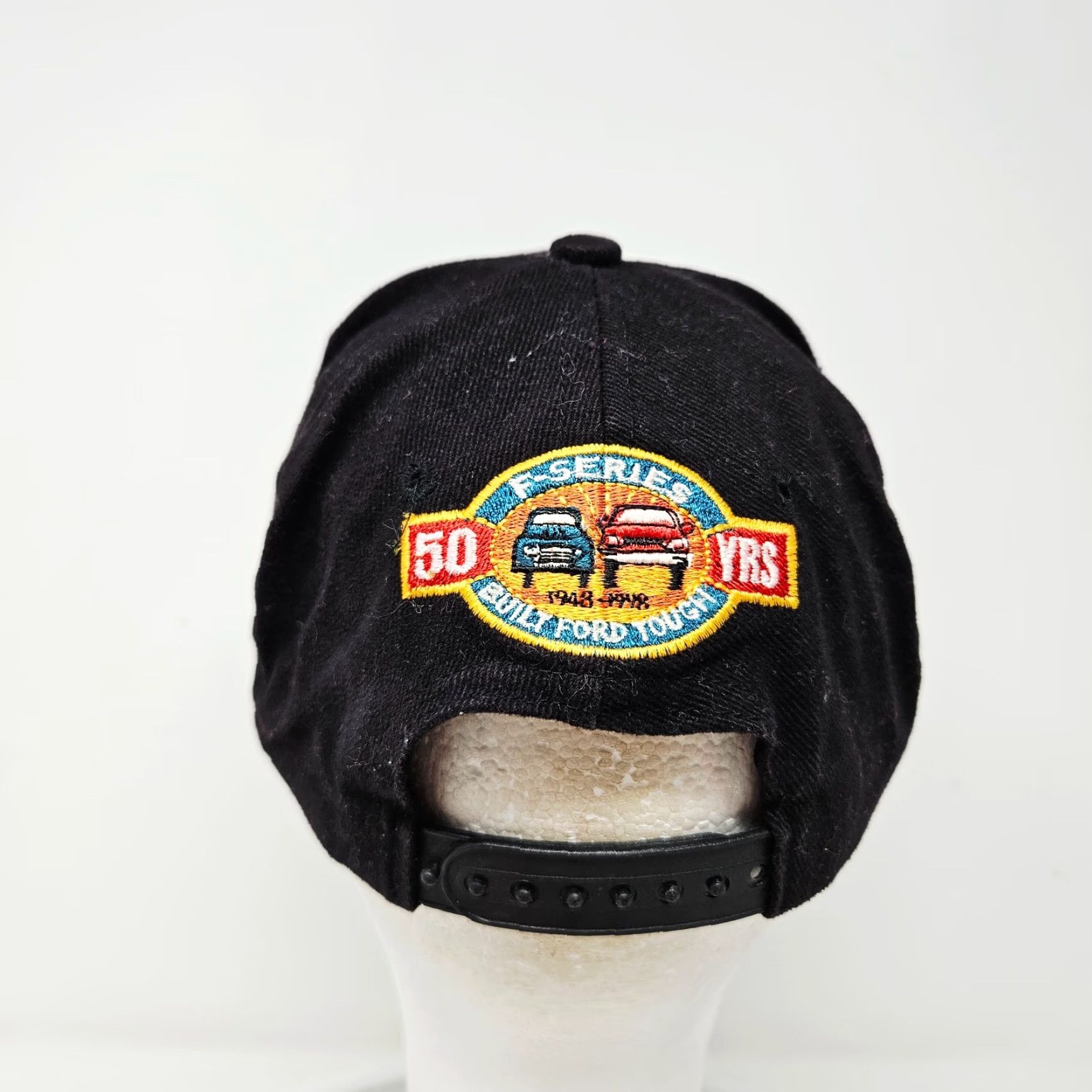 Logo 7 VINTAGE Head To Toe Black Snapback Hat 90s Bigfoot Racing Logo Men One Size Adjustable Cotton Hat Size ONE SIZE - 4 Thumbnail