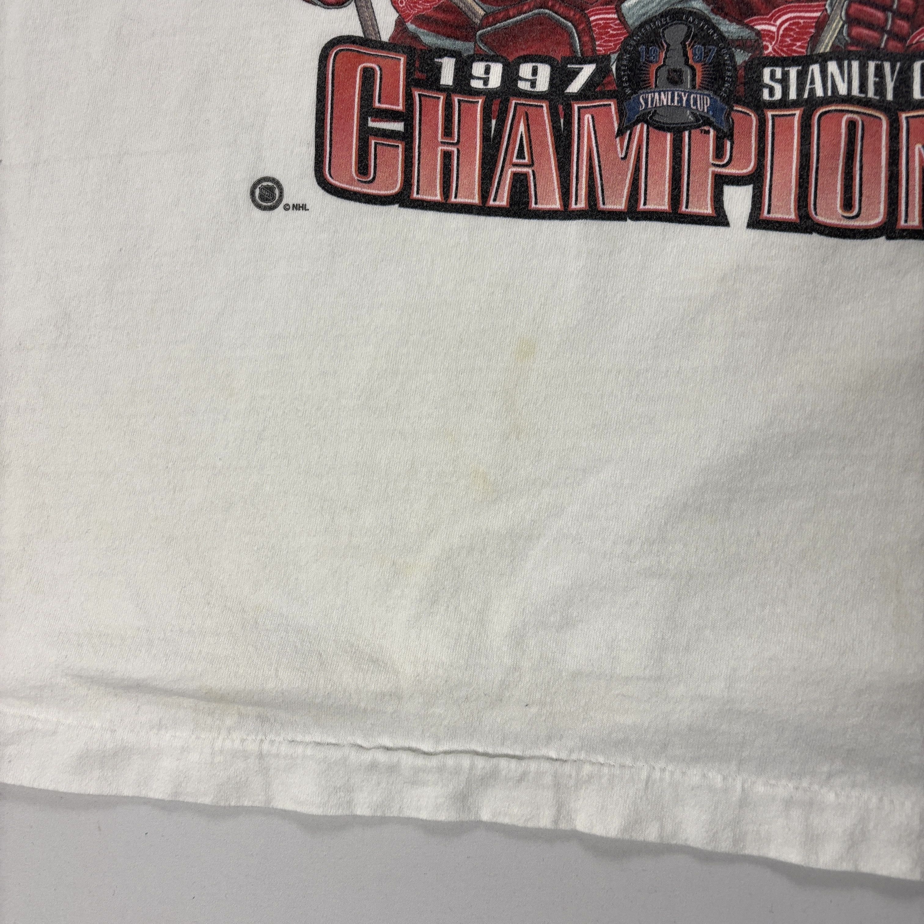 Pro Player VTG Detroit Red Wings Pro Player 97 Stanley Cup Champs Shirt Size US XL / EU 56 / 4 - 3 Thumbnail