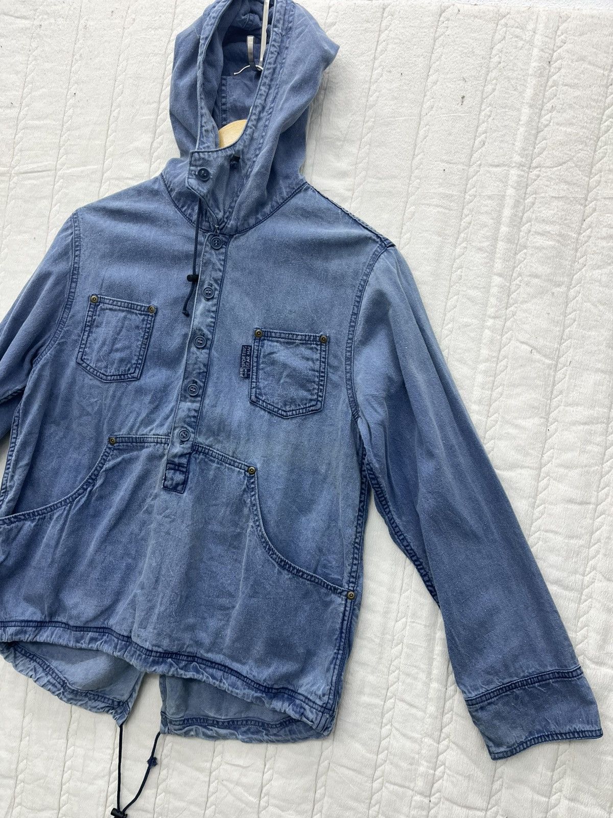 Hai Sporting Gear VTG HAI SPORTING GEAR ANORAK DENIM JACKET Size M / US 6-8 / IT 42-44 - 3 Thumbnail
