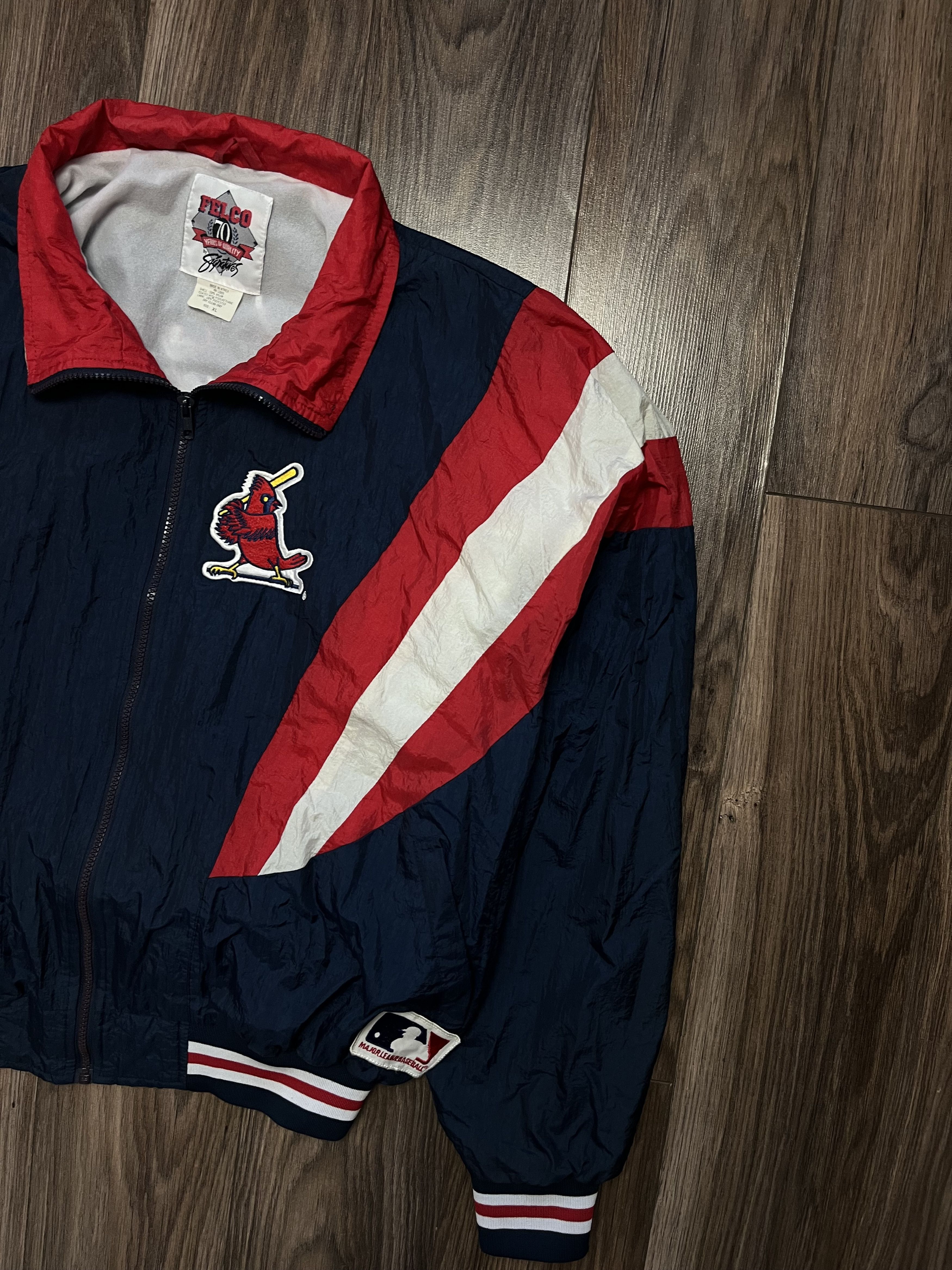 MLB × Vintage Vintage 90s St. Louis Cardinals Retro Jacket Made in Korea Size US XL / EU 56 / 4 - 2 Thumbnail