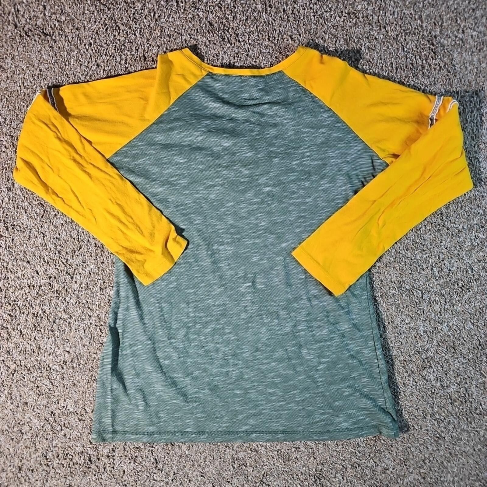 Majestic Majestic XXL Womens GB Packers Vneck Long Sleeve Shirt Size ONE SIZE - 8 Thumbnail