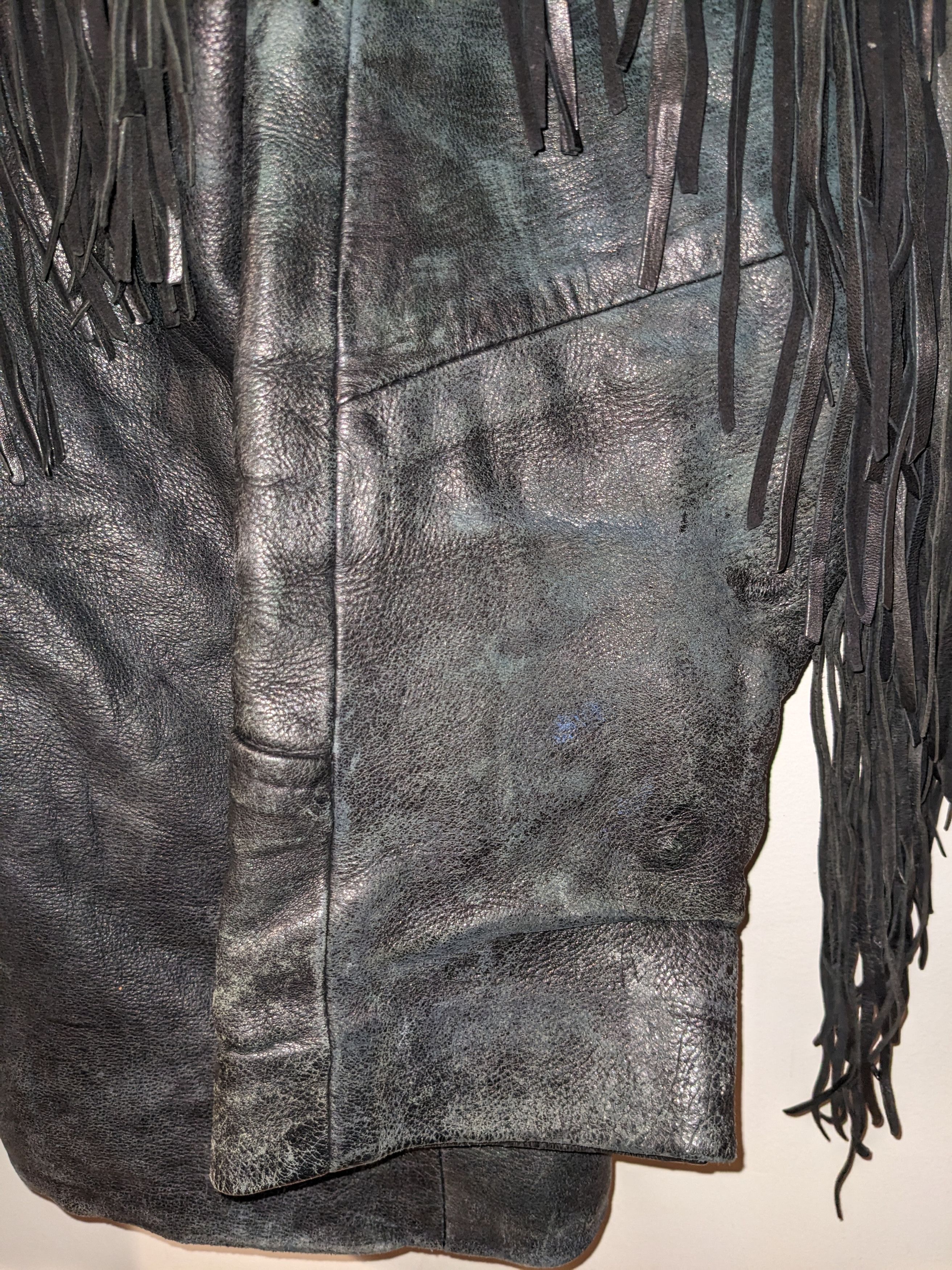 Designer × Vintage Vintage Native American Tribal Western Leather Vest Jacket Size US L / EU 52-54 / 3 - 18 Thumbnail