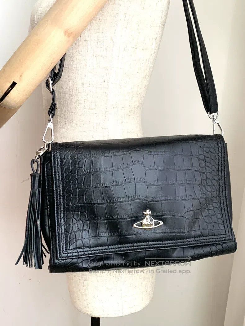 Vivienne Westwood vivienne westwood size os Black and Silver Crocodile Patter Size ONE SIZE - 1 Thumbnail