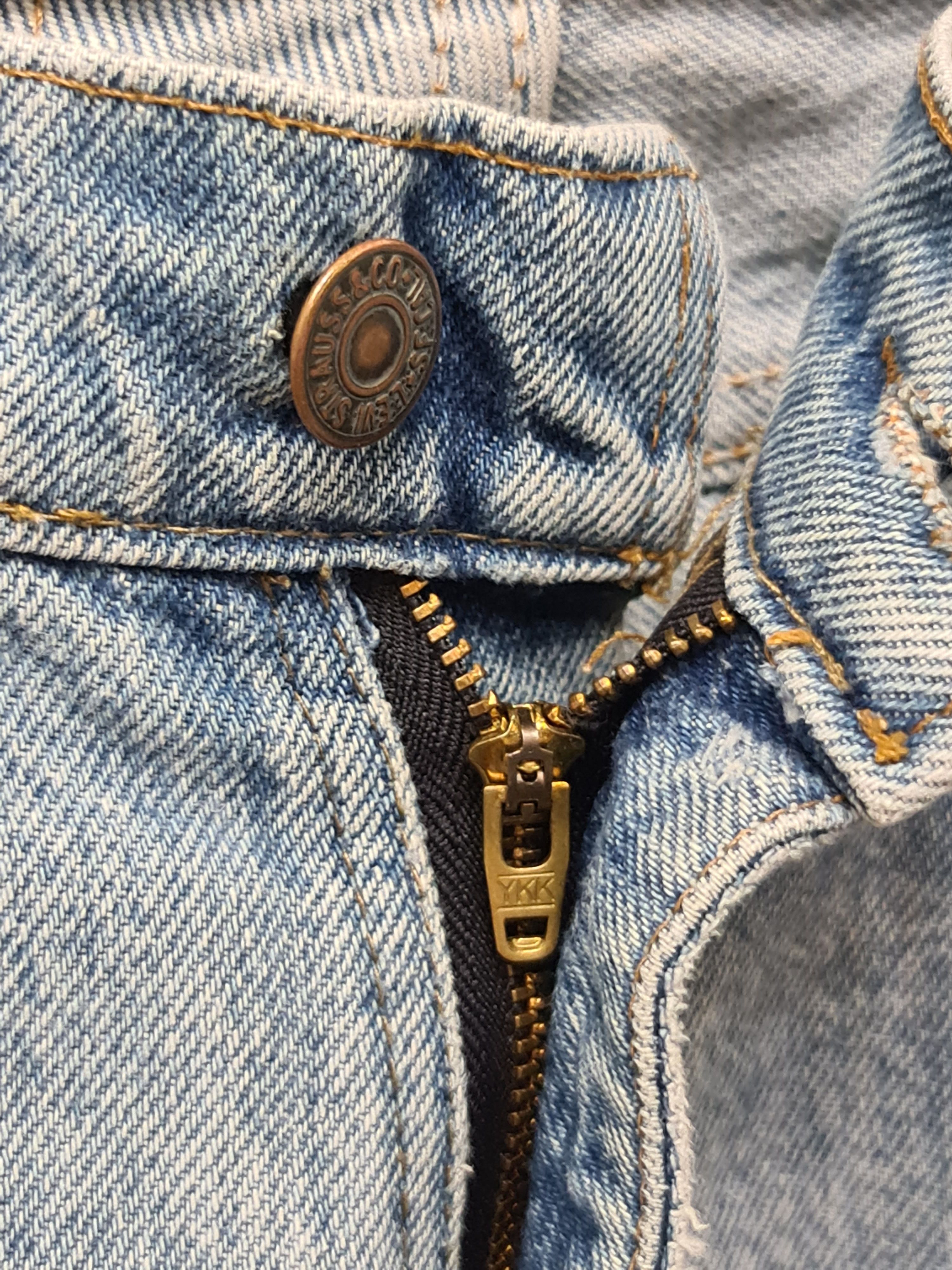 Levi's 90s Vintage Levi's blue washed denim made in USA jeans pants Size US 33 - 7 Thumbnail