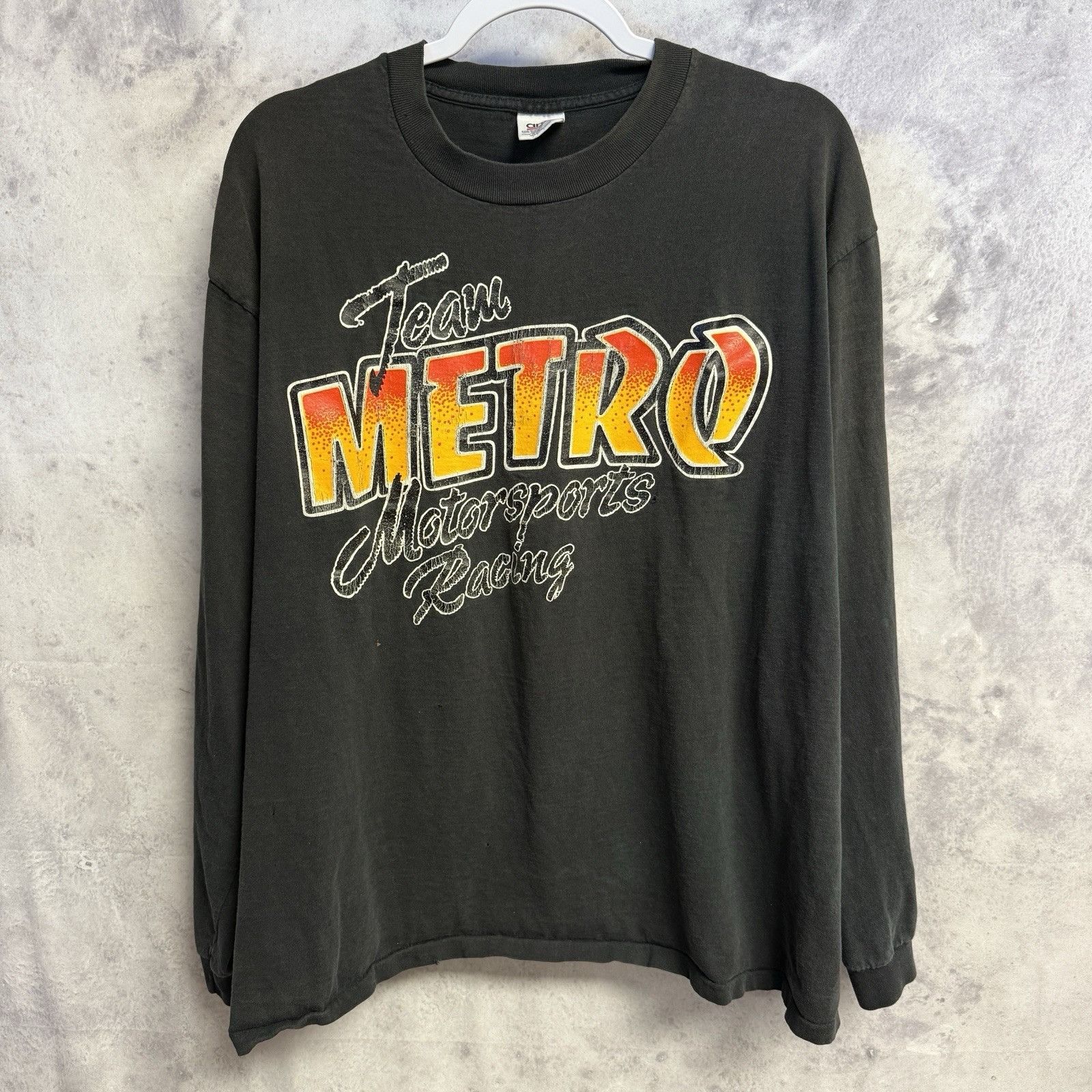 Vintage Vintage Team Metro Motorsports Racing T Shirt Mens XL 23x27 Size US XL / EU 56 / 4 - 1 Thumbnail