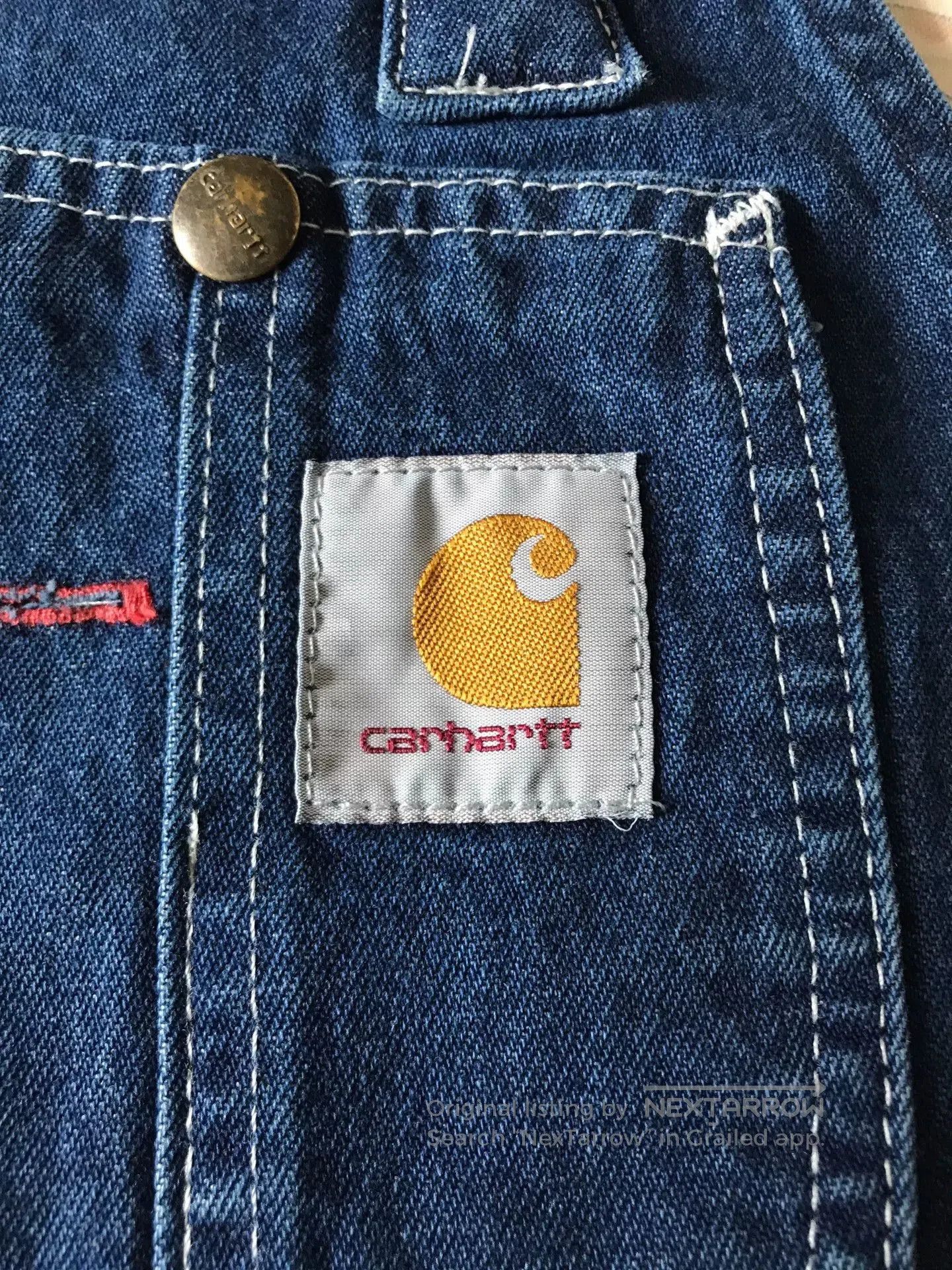 Carhartt Carhartt R07 Washed Denim Overalls W36L32. Size US 36 / EU 52 - 5 Thumbnail