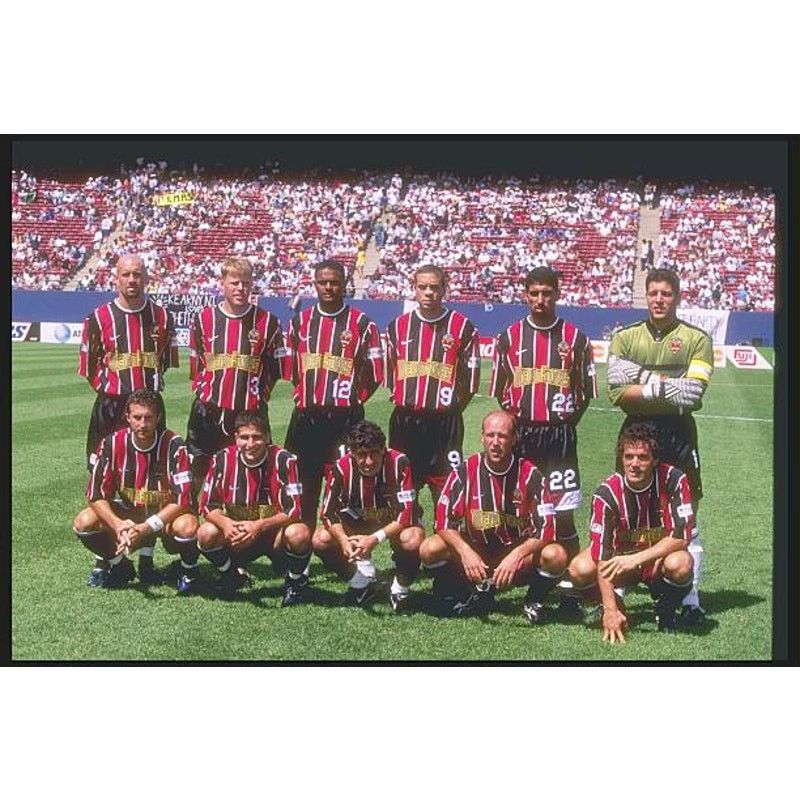 Nike × Starter NY/NJ MetroStars 90s "shirsey" XL jersey blk MLS soccer vtg Size US XL / EU 56 / 4 - 9 Thumbnail