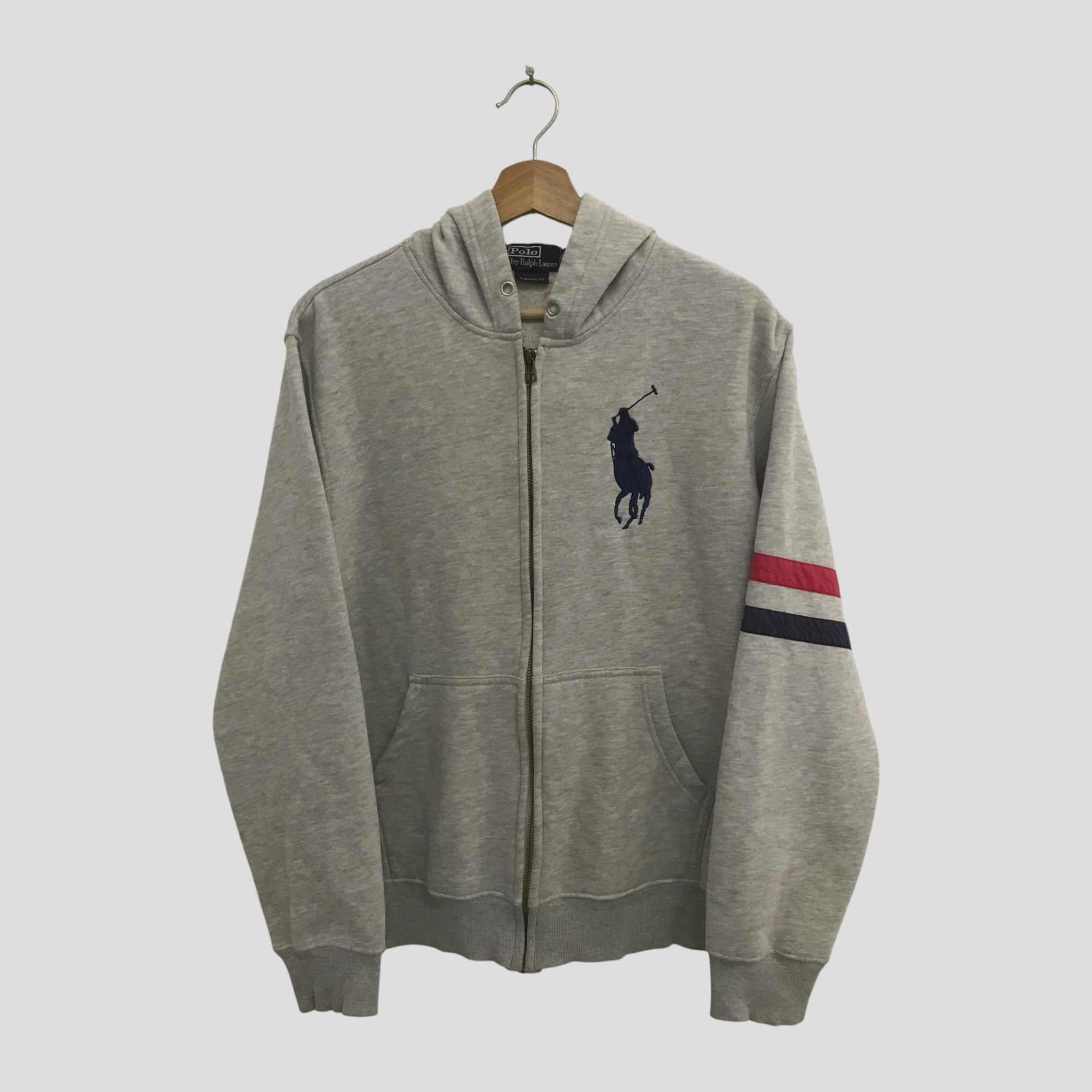 Polo Ralph Lauren Vintage 90s Polo Ralph Lauren Blue Sweatshirt - 1206 Size US L / EU 52-54 / 3 - 3 Thumbnail
