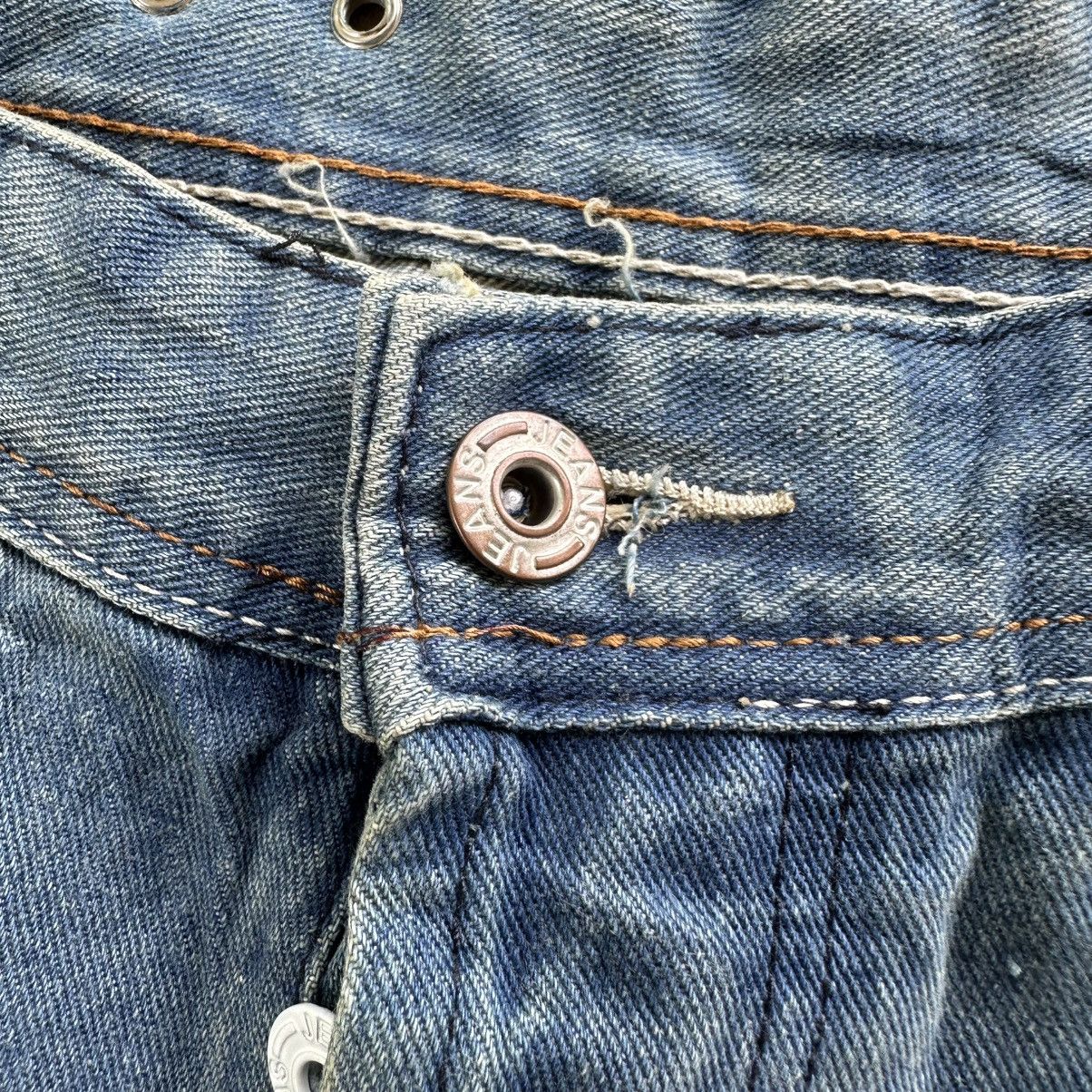 Japanese Brand Vintage Japanese Distressed Faded Denim Jean Pant W34 Size US 34 / EU 50 - 4 Thumbnail