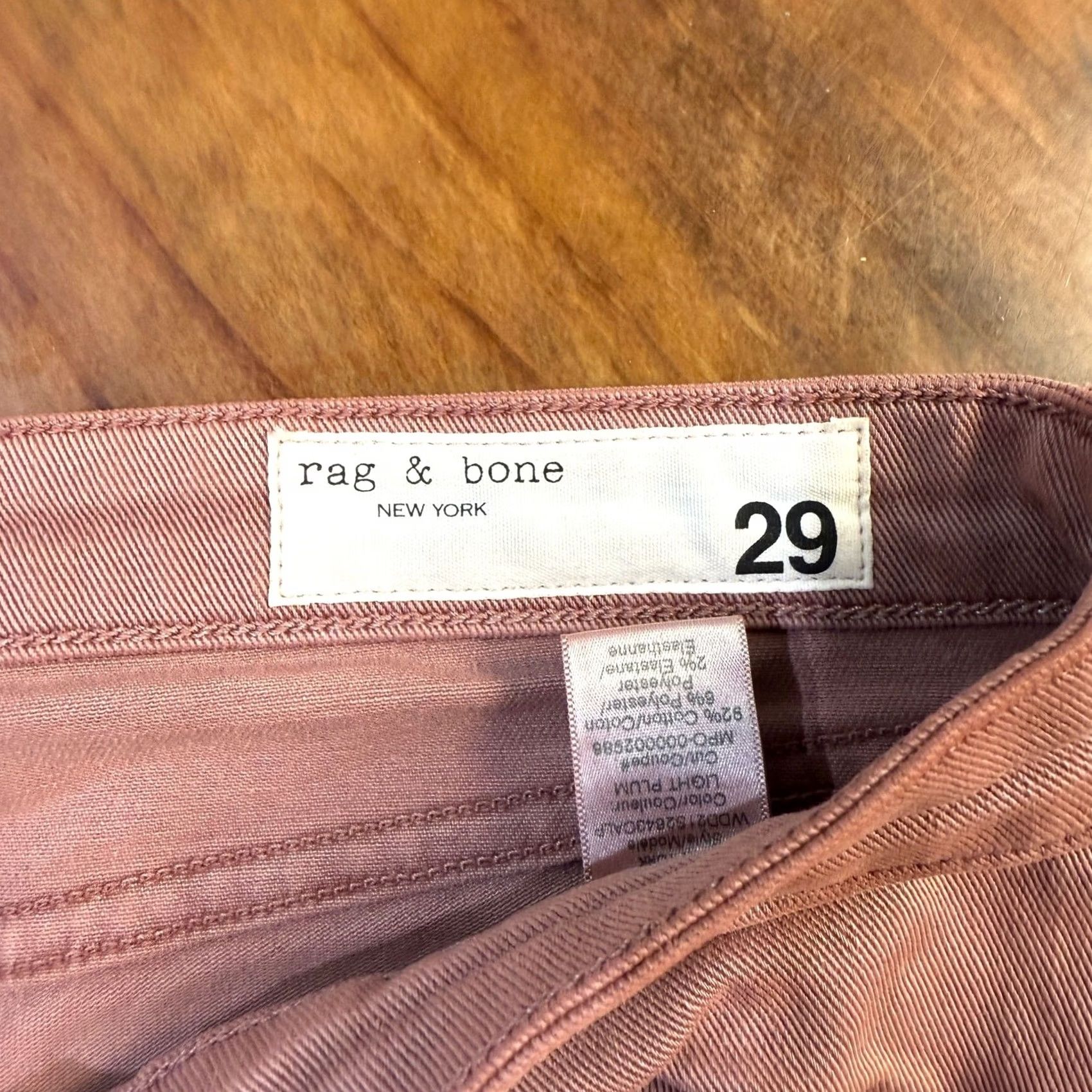 Rag & Bone Rag & Bone Dre Low rise Slim Boyfriend jeans Denim Cotton Stretch 29 Women's Size 29" - 4 Thumbnail