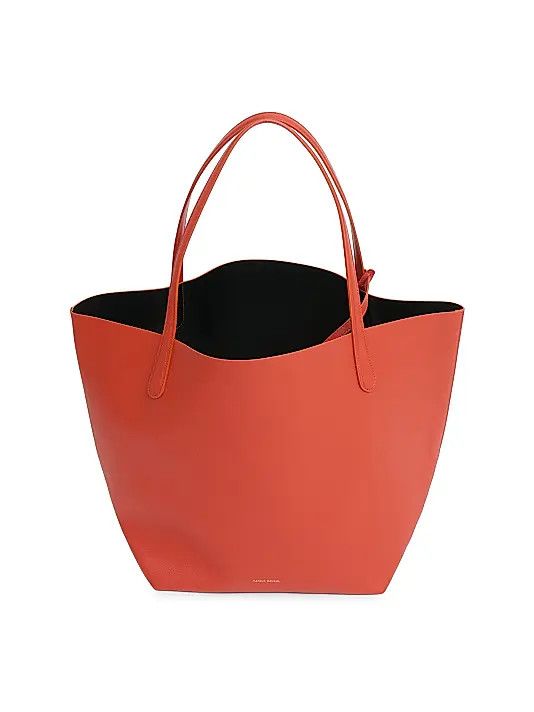 Mansur Gavriel os11x0326 Size: OS / Everyday Leather Tote Bag in Orange Size ONE SIZE - 3 Thumbnail