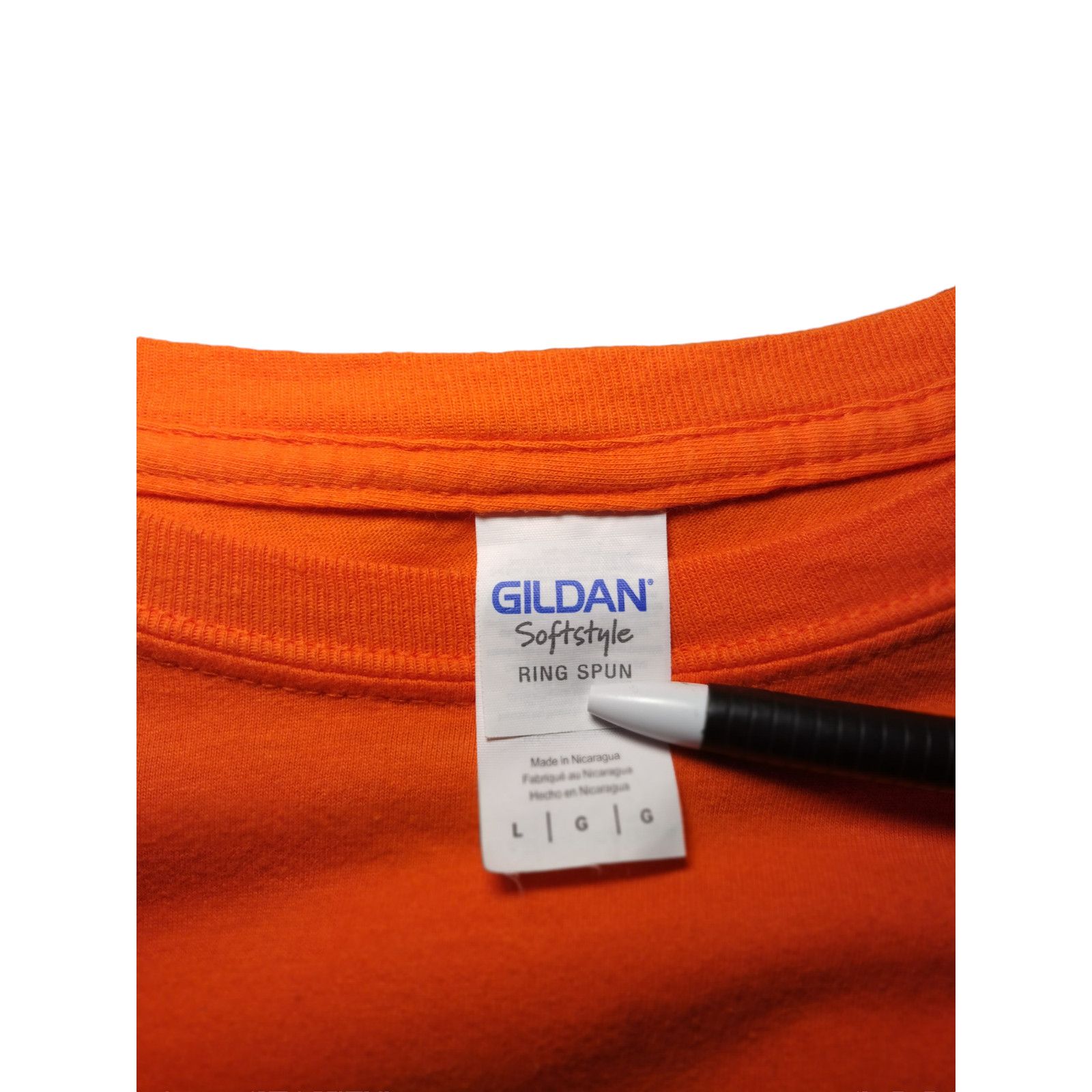 Gildan Gildan Mens Scooter Graphic Print T-Shirt Orange Large Size US L / EU 52-54 / 3 - 9 Thumbnail